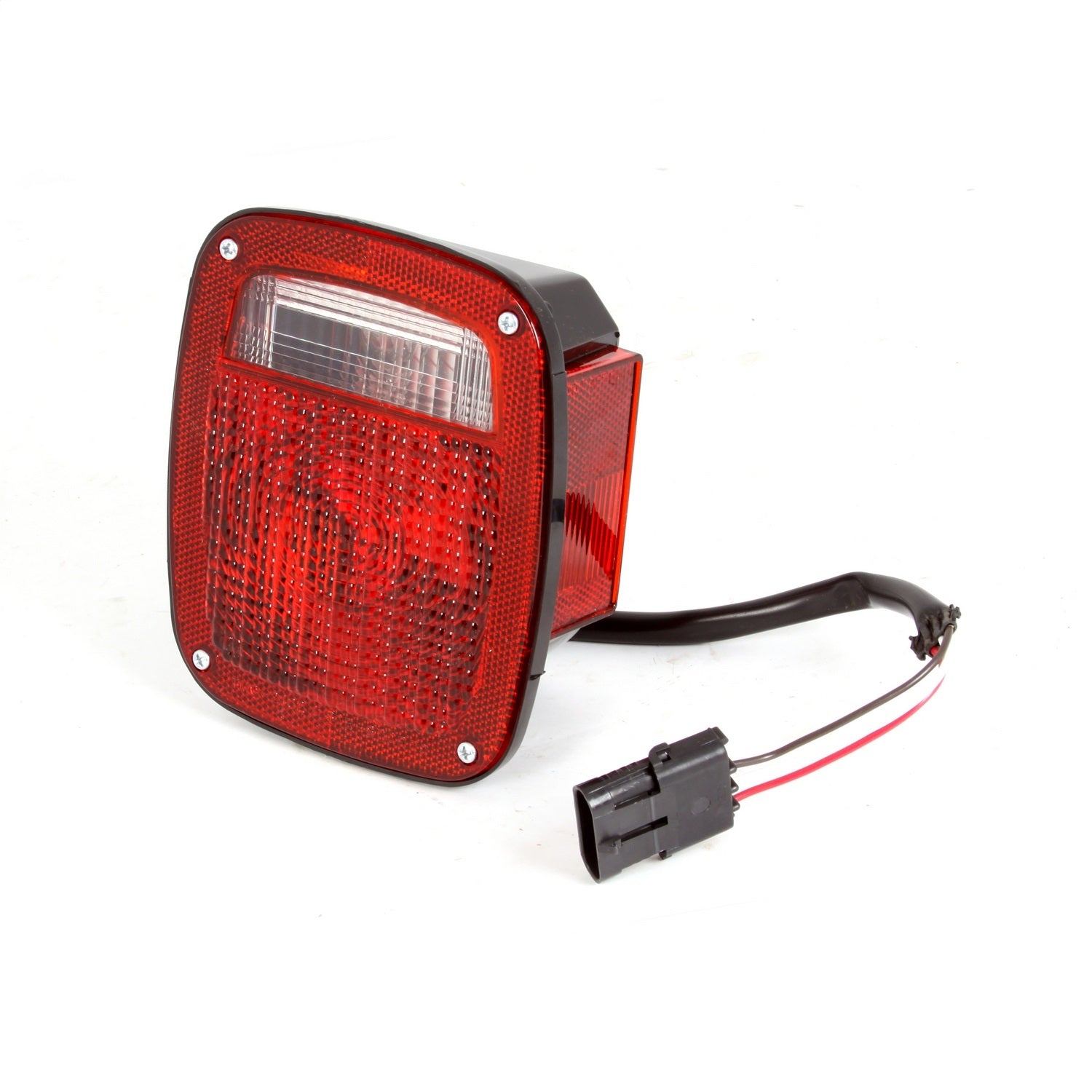 Omix 12403.14 Tail Light Assembly; Right; Black; Omix 12403.14