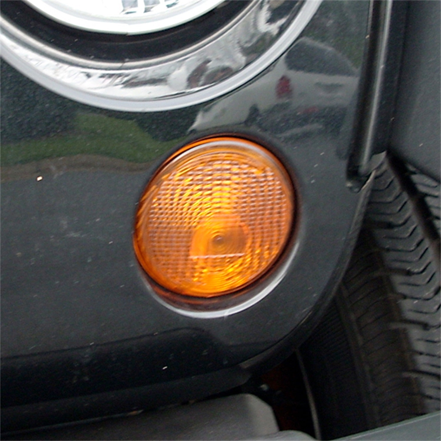Omix 12405.25 Parking Light Assembly; Left; Amber; Omix 12405.25