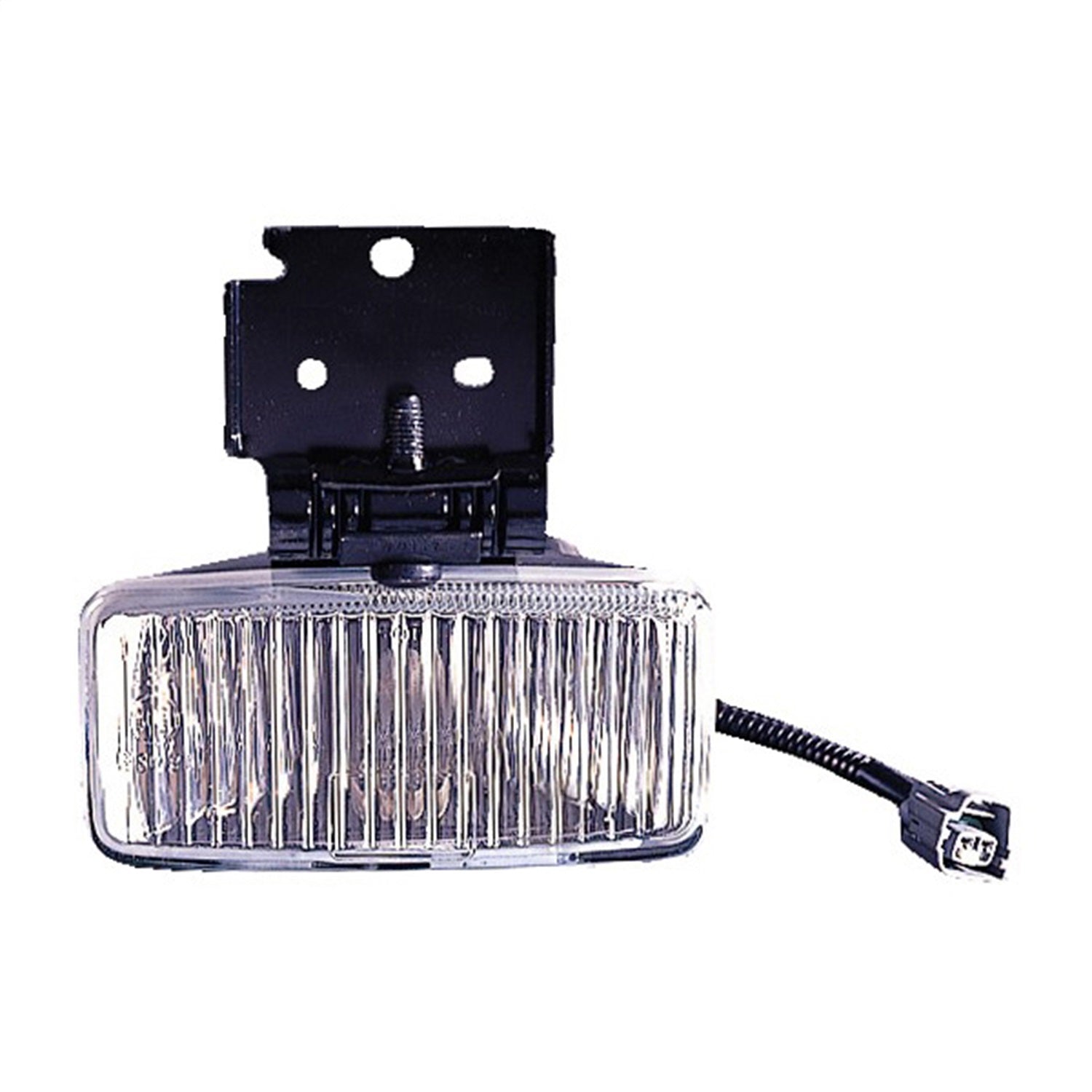 Omix 12407.06 Fog Light; Right; Clear; Black Housing; Omix 12407.06