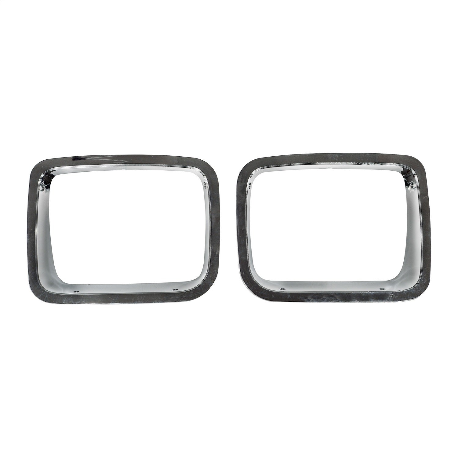 Omix 12419.05 Head Light Bezel; Left or Right; Chrome; Omix 12419.05