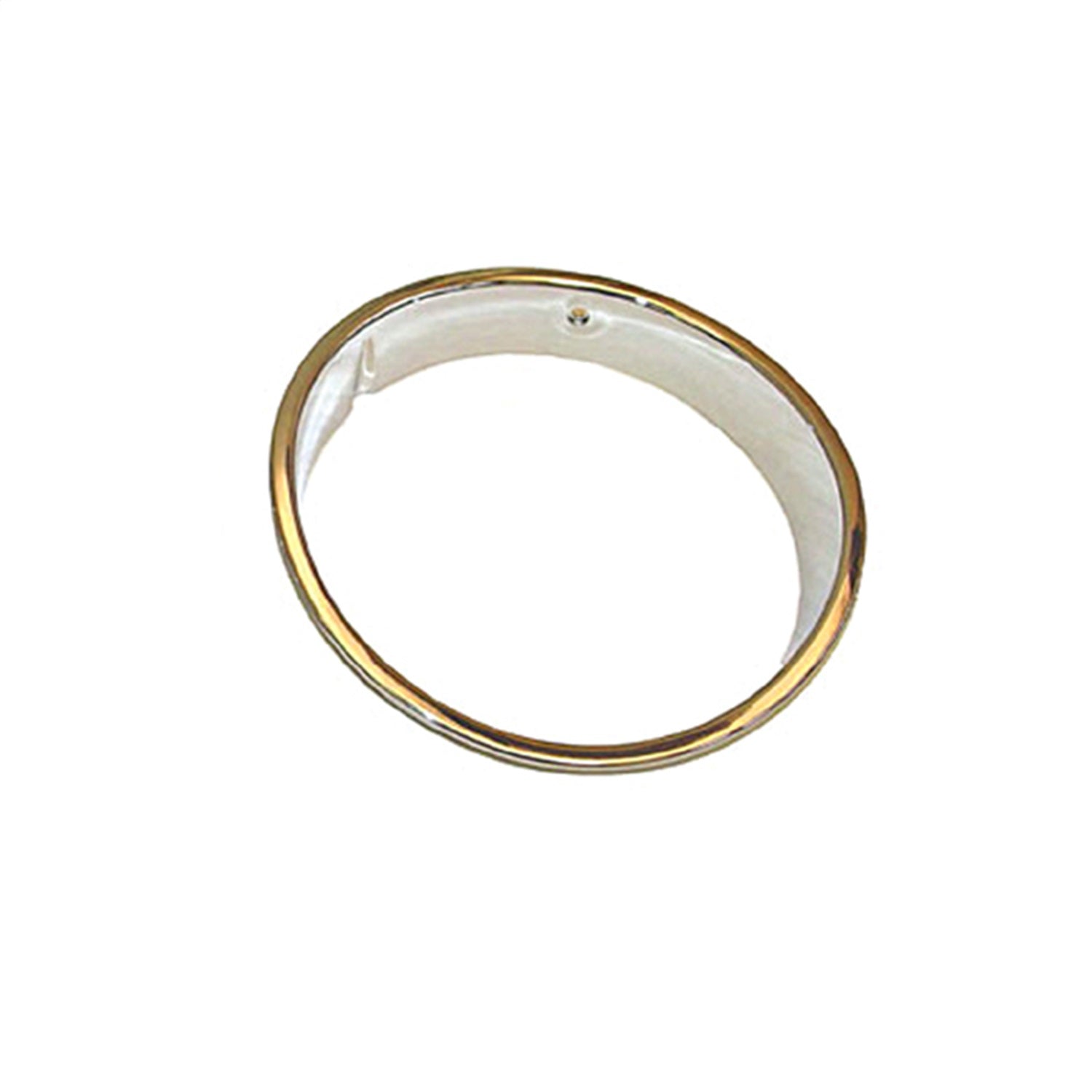 Omix 12419.07 Head Light Bezel; Left; Chrome; Omix 12419.07