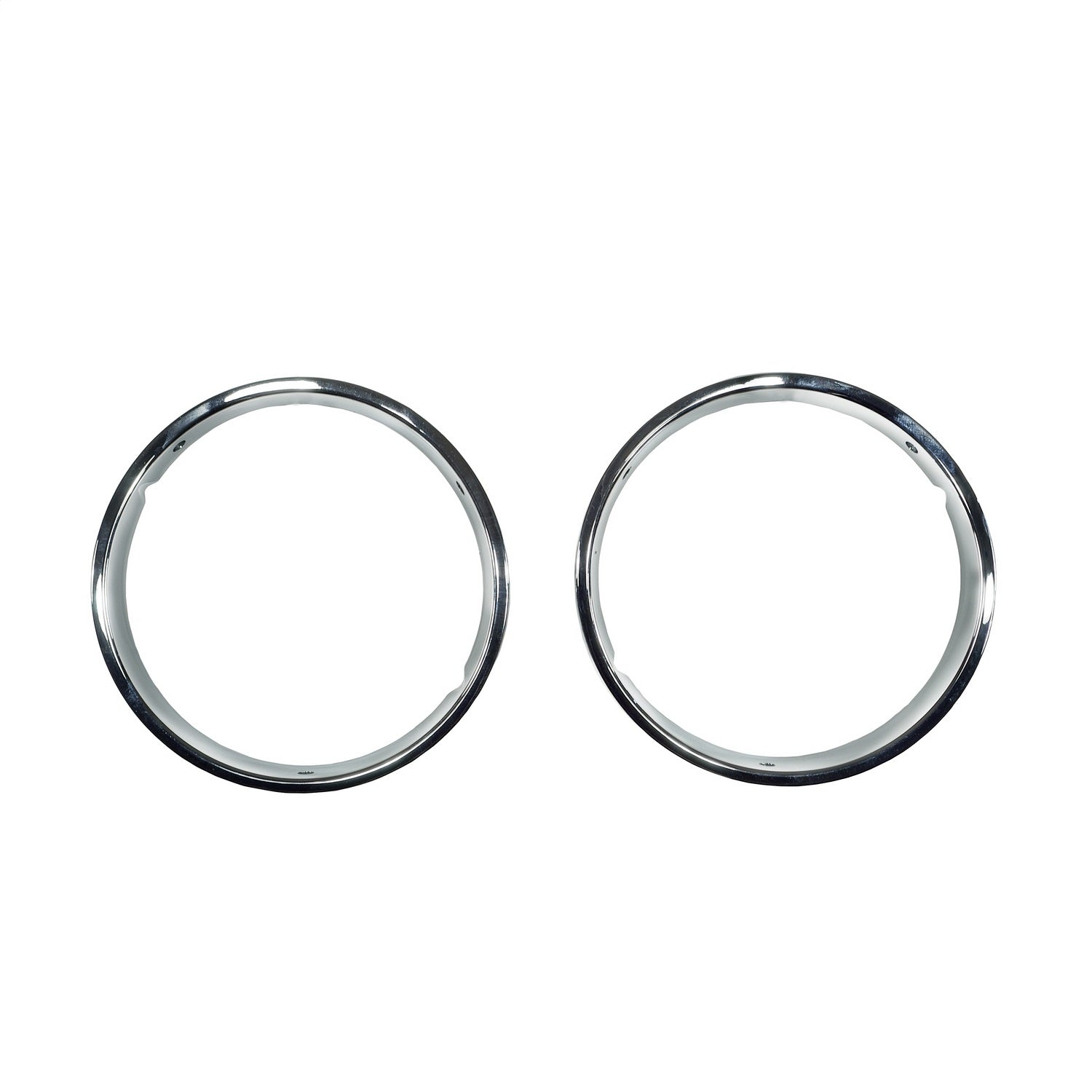 Omix 12419.08 Head Light Bezel; Left or Right; Chrome; Omix 12419.08