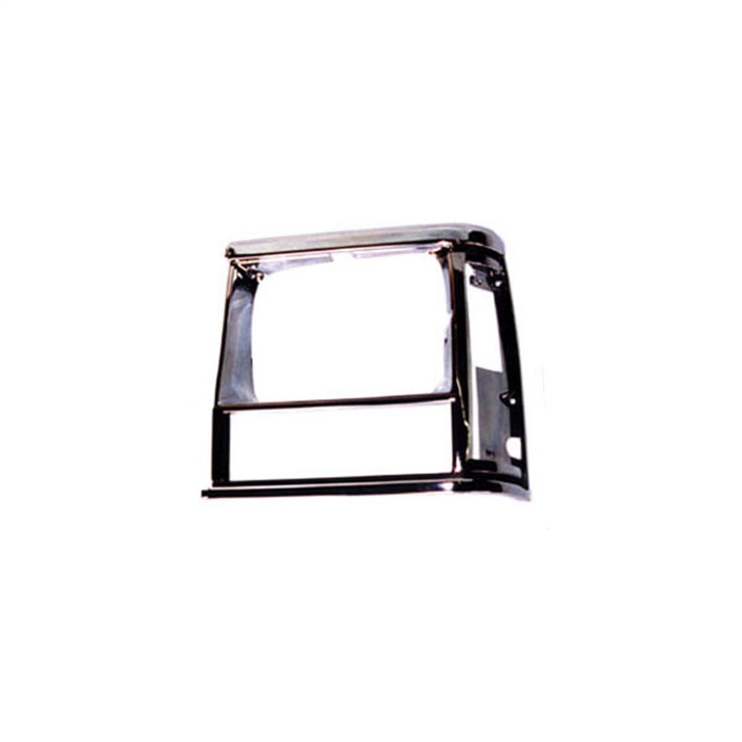 Omix 12419.13 Head Light Bezel; Left; Black/Chrome; Omix 12419.13