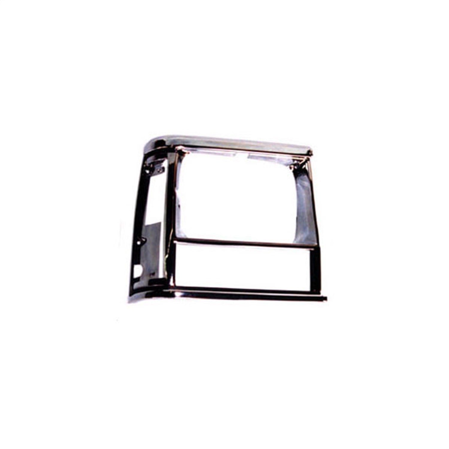 Omix 12419.14 Head Light Bezel; Right; Black/Chrome; Omix 12419.14