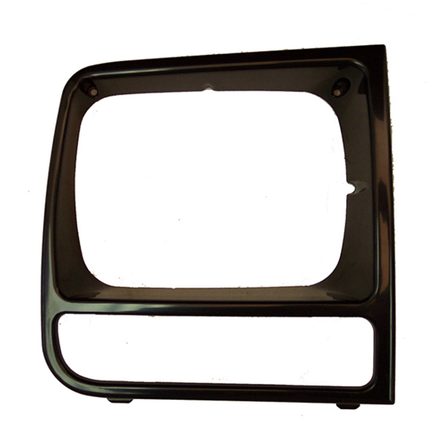 Omix 12419.18 Head Light Bezel; Right; Black; Omix 12419.18