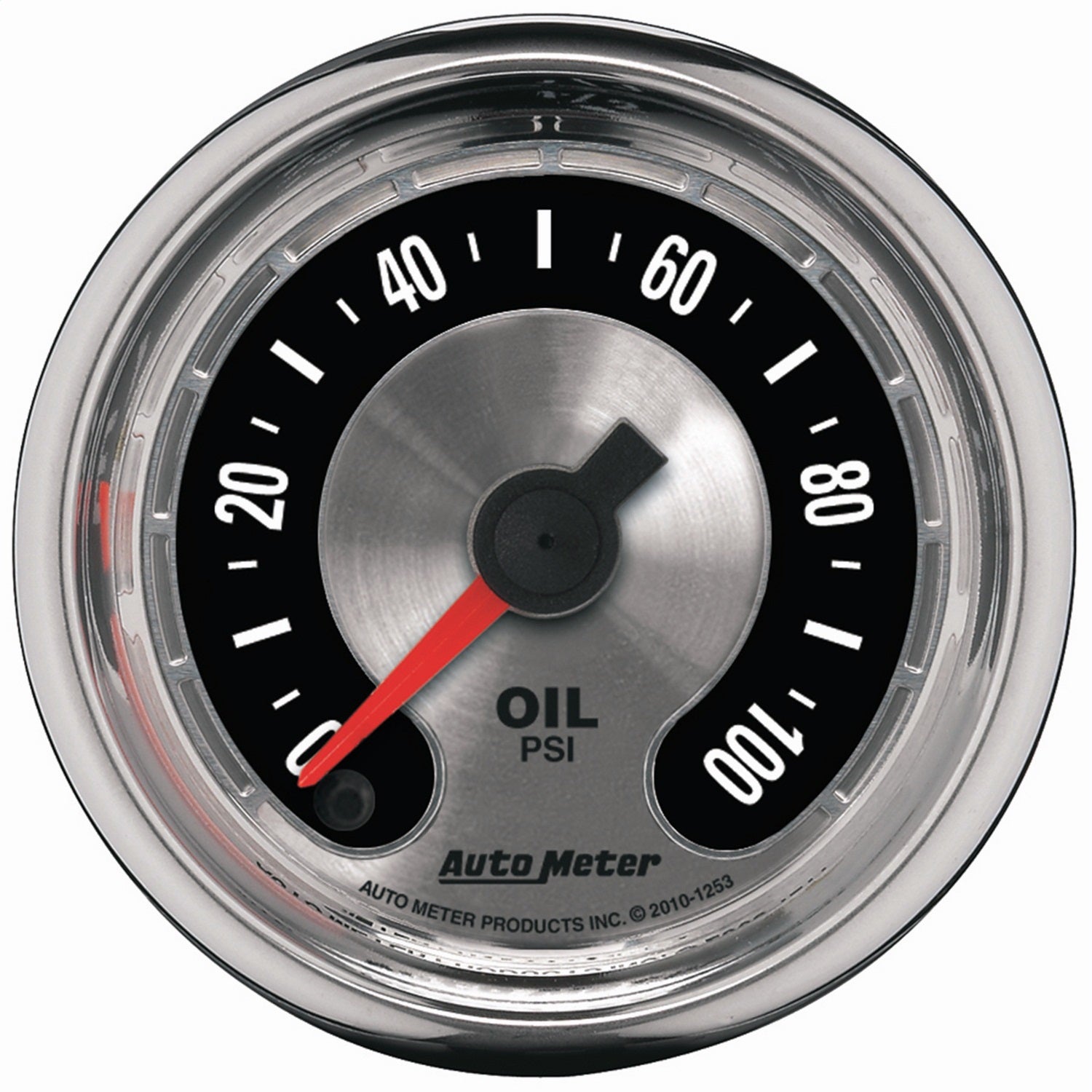 AutoMeter 1253 GAUGE; OIL PRESS; 2 1/16in.; 100PSI; DIGITAL STEPPER MOTOR; AMERICAN MUSCLE AutoMeter 1253