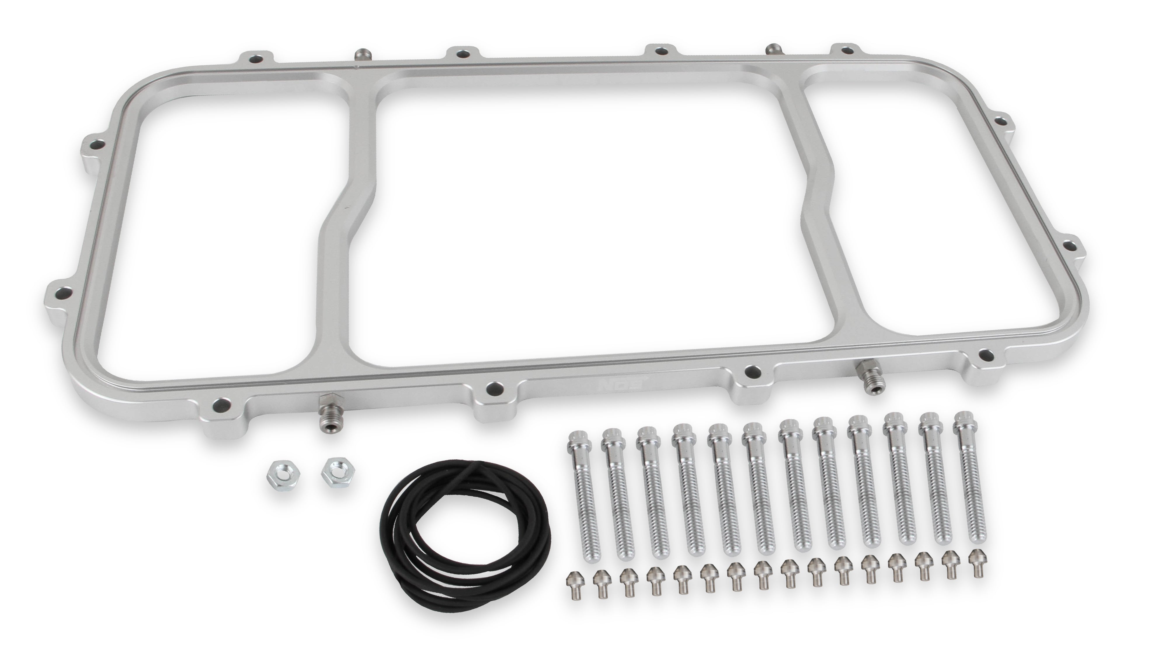 NOS Dry Nitrous Plate for Holley LS Hi-Ram EFI Intake Manifolds-Silver