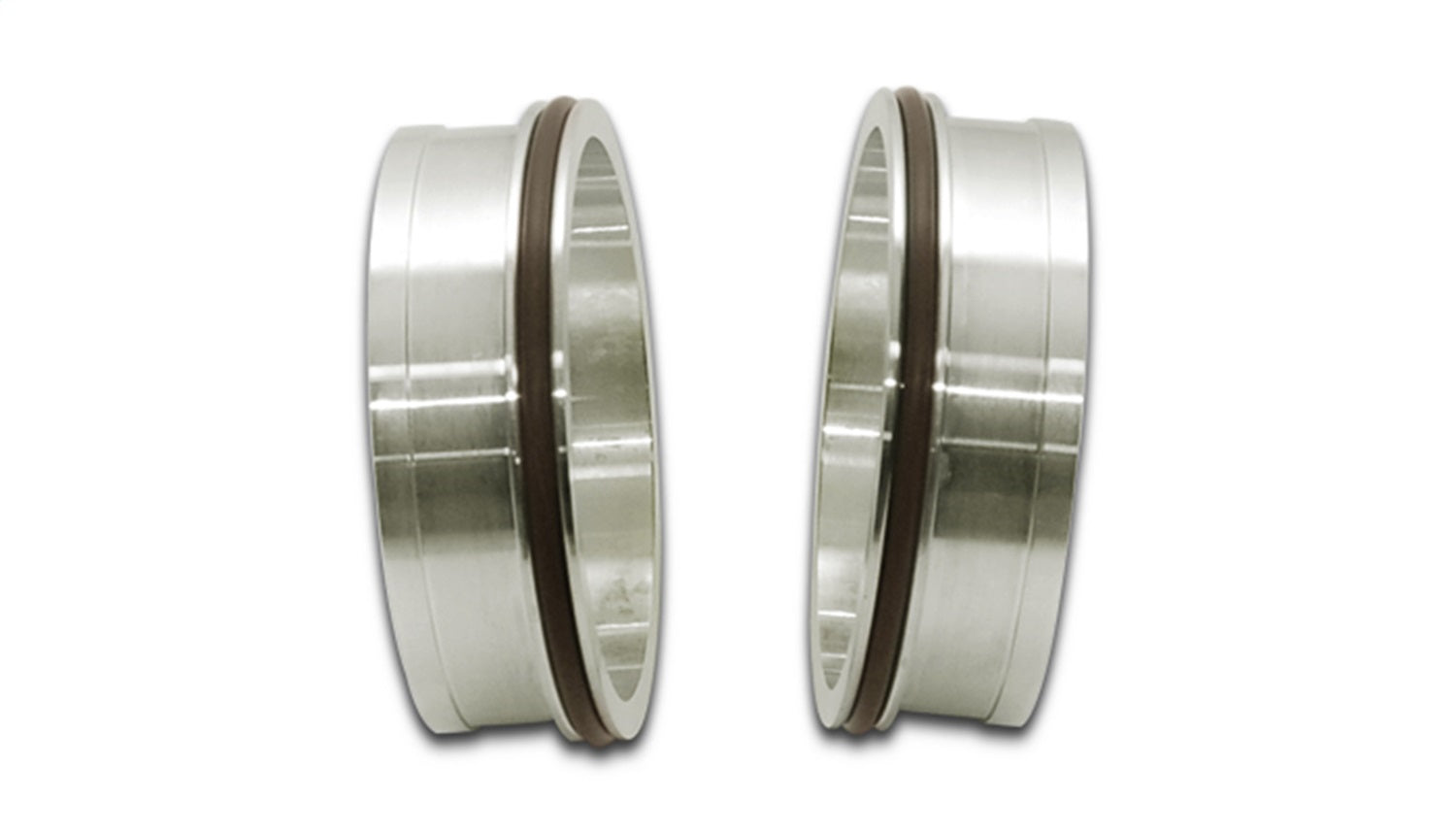 Vibrant Performance 12557 Stainless Steel Weld Ferrules; w/O-Rings; For 3.5in. O.D. Tubing; Sold In Pairs; Vibrant Performance 12557