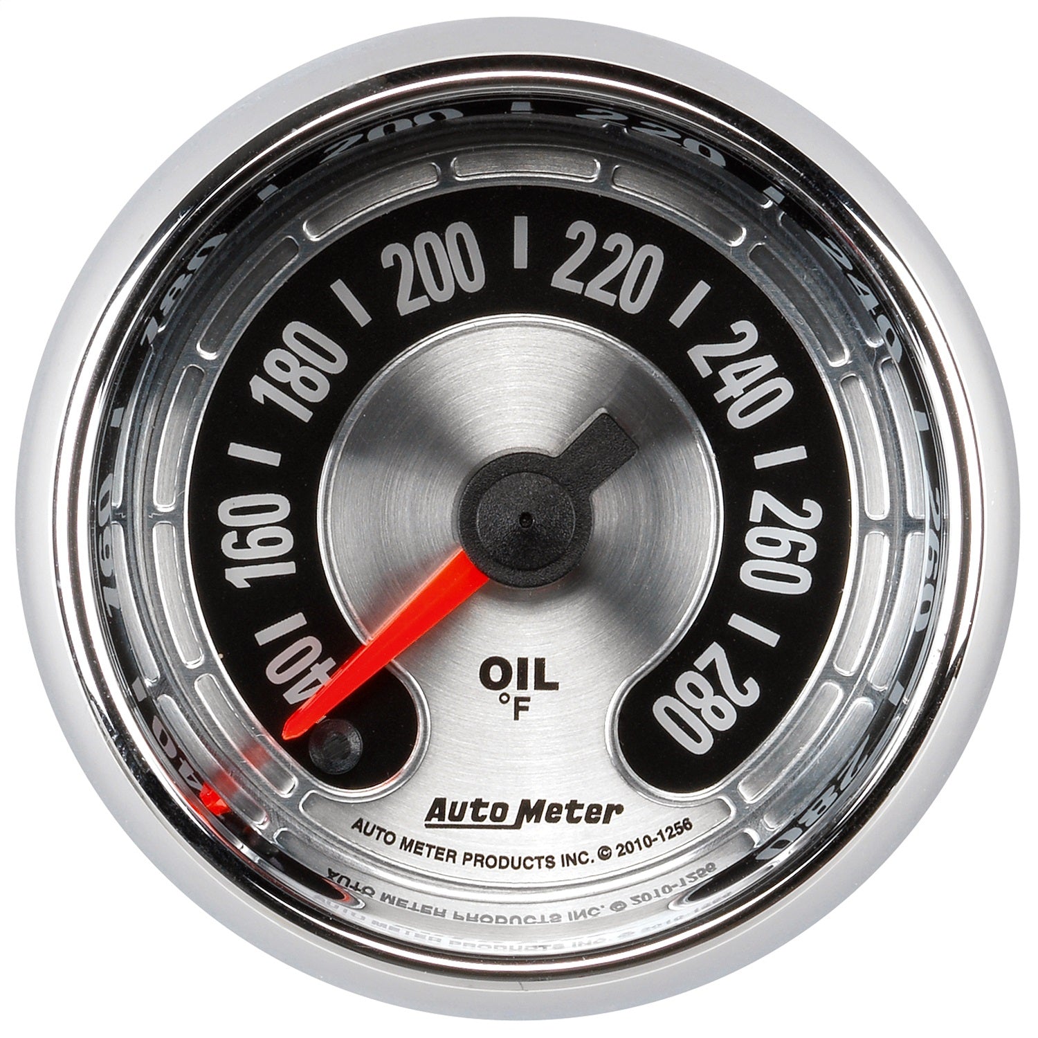 AutoMeter 1256 GAUGE; OIL TEMP; 2 1/16in.; 280deg.F; DIGITAL STEPPER MOTOR; AMERICAN MUSCLE AutoMeter 1256