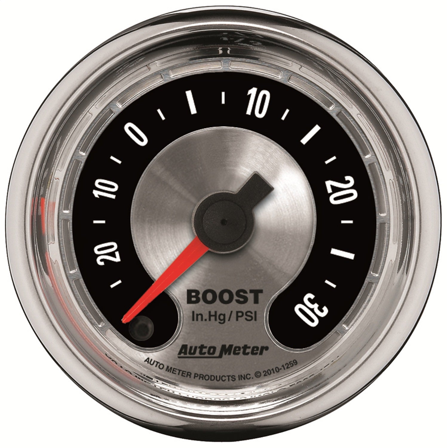 AutoMeter 1259 GAUGE; VAC/BOOST; 2 1/16in.; 30INHG-30PSI; DIGITAL STEPPER MOTOR; AMER. MUSCLE AutoMeter 1259