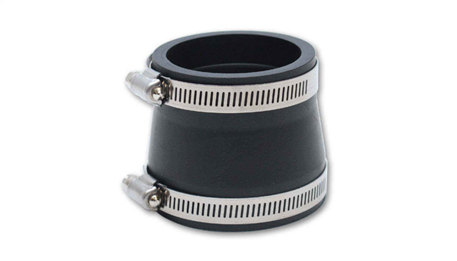 Vibrant Performance 12713 Non-Reinforced Silicone Reducer; 3 in. ID x 4 in. ID x 3 in. Long; Black; Vibrant Performance 12713