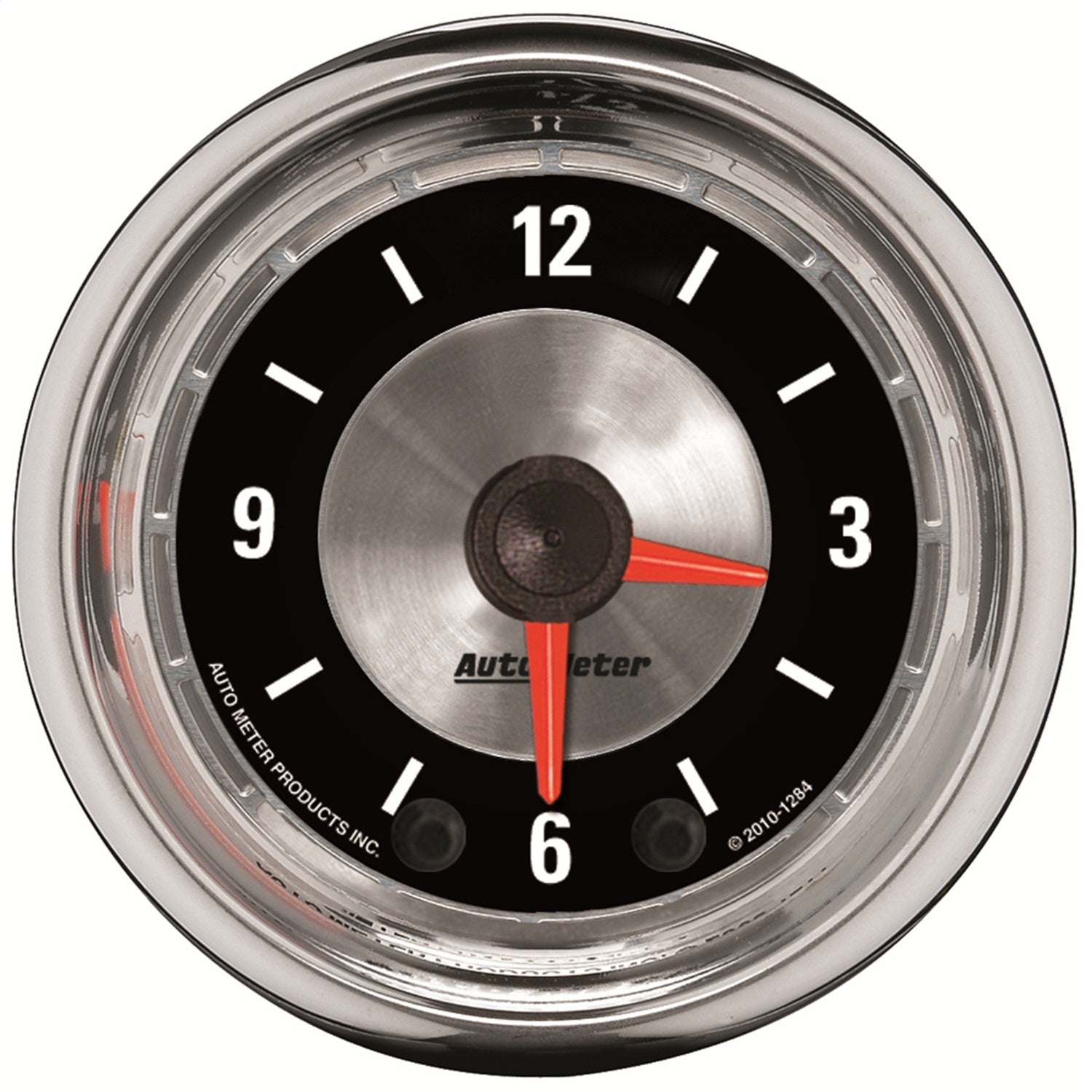 AutoMeter 1284 GAUGE; CLOCK; 2 1/16in.; 12HR; ANALOG; AMERICAN MUSCLE AutoMeter 1284