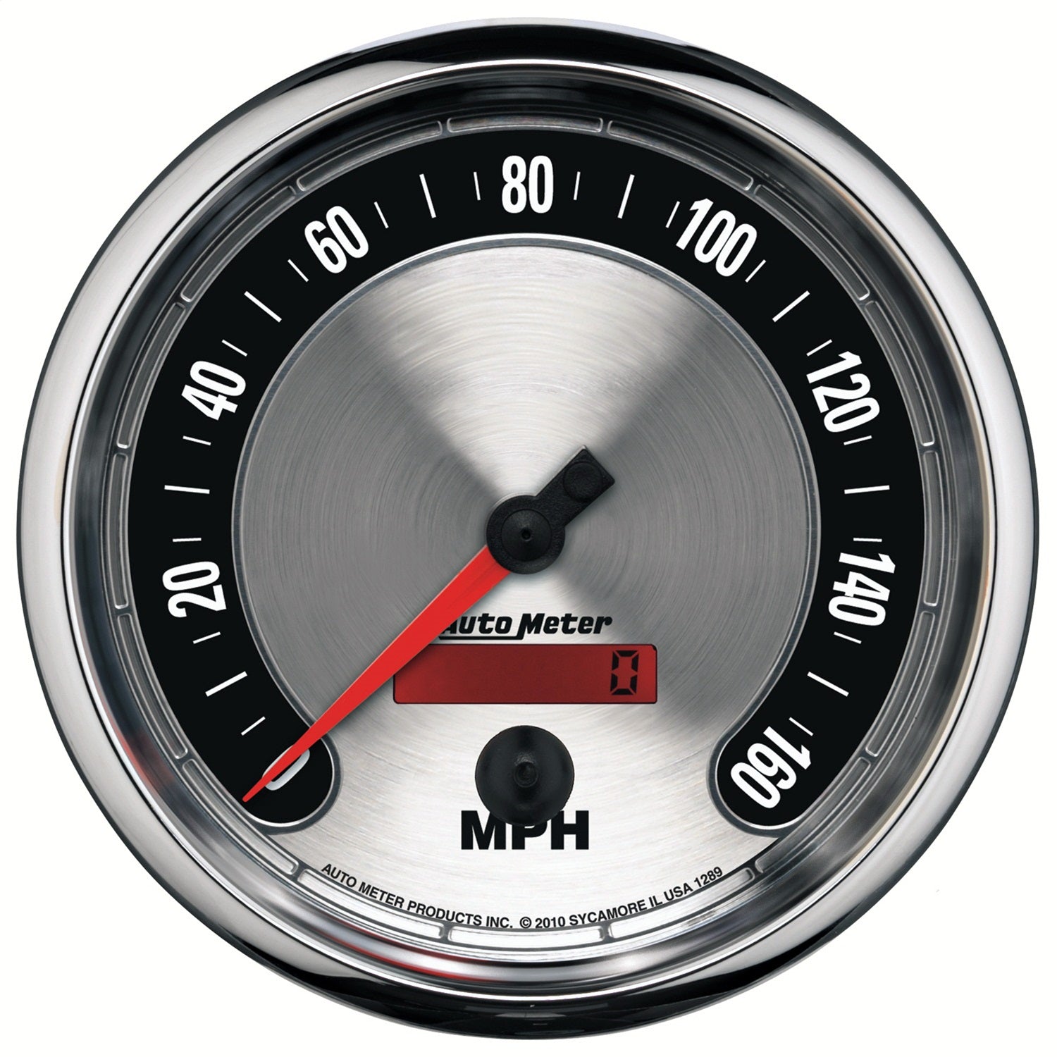AutoMeter 1289 GAUGE; SPEEDOMETER; 5in.; 160MPH; ELEC. PROGRAMMABLE; AMERICAN MUSCLE AutoMeter 1289