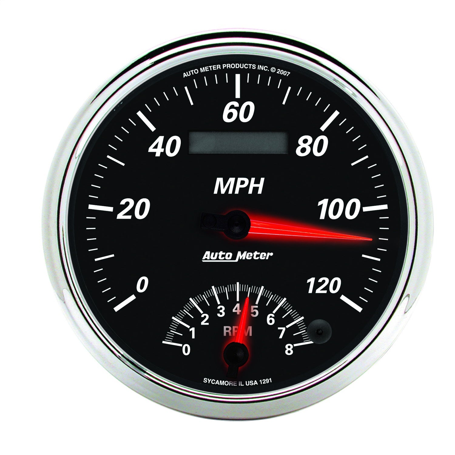 AutoMeter 1291 GAUGE; TACH/SPEEDO; 5in.; 120MPH/8K RPM; ELEC. PROGRAM; DESIGNER BLACK II AutoMeter 1291