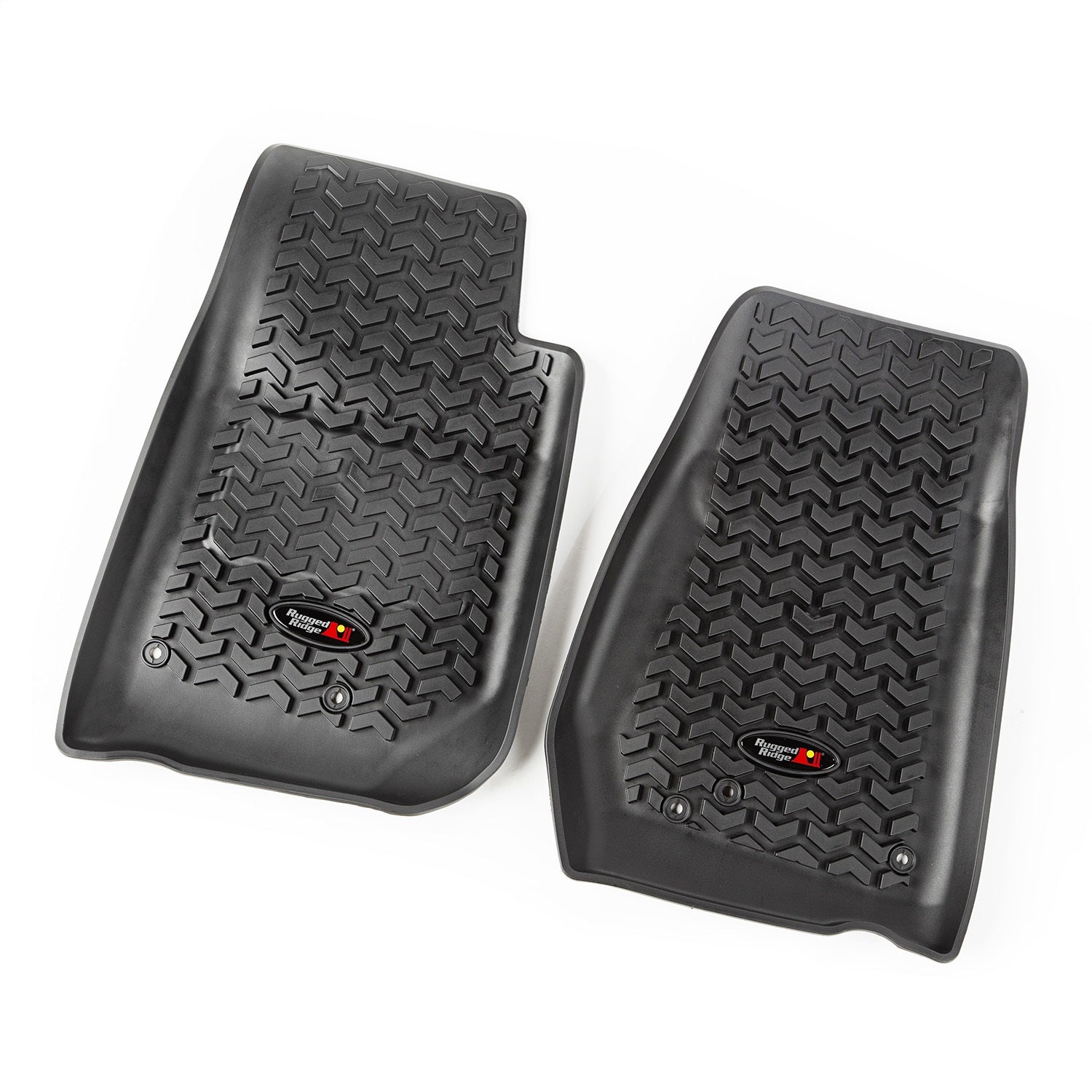 Rugged Ridge 12920.03 Floor Liner; Front; Pair; Black; Rugged Ridge 12920.03