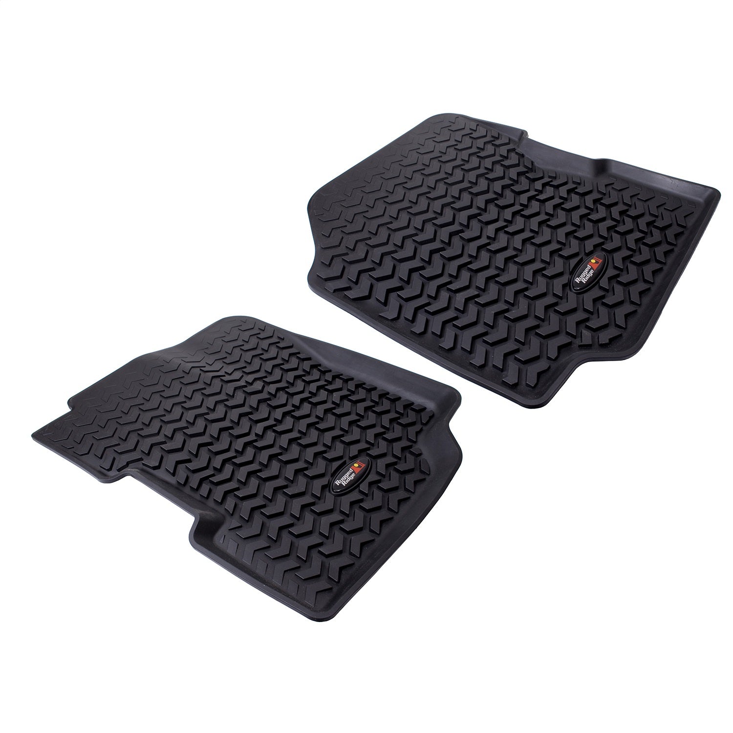 Rugged Ridge 12920.21 All Terrain Floor Liner; Front; Pair; Black; Rugged Ridge 12920.21