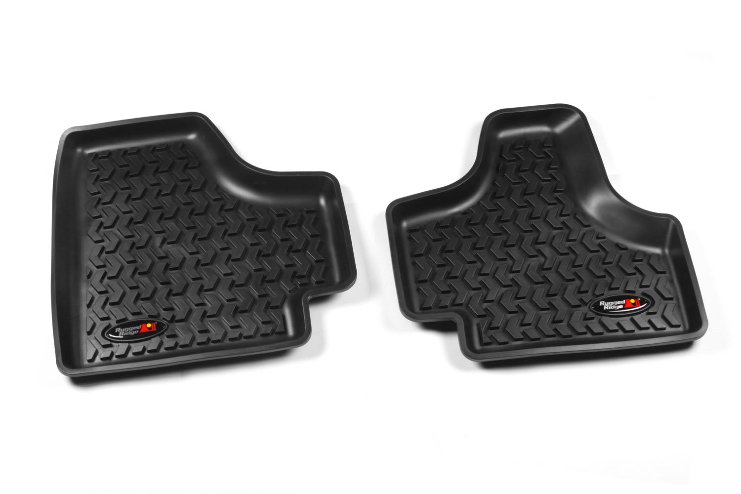 Rugged Ridge 12950.20 All Terrain Floor Liner; Rear; Pair; Black; Rugged Ridge 12950.20