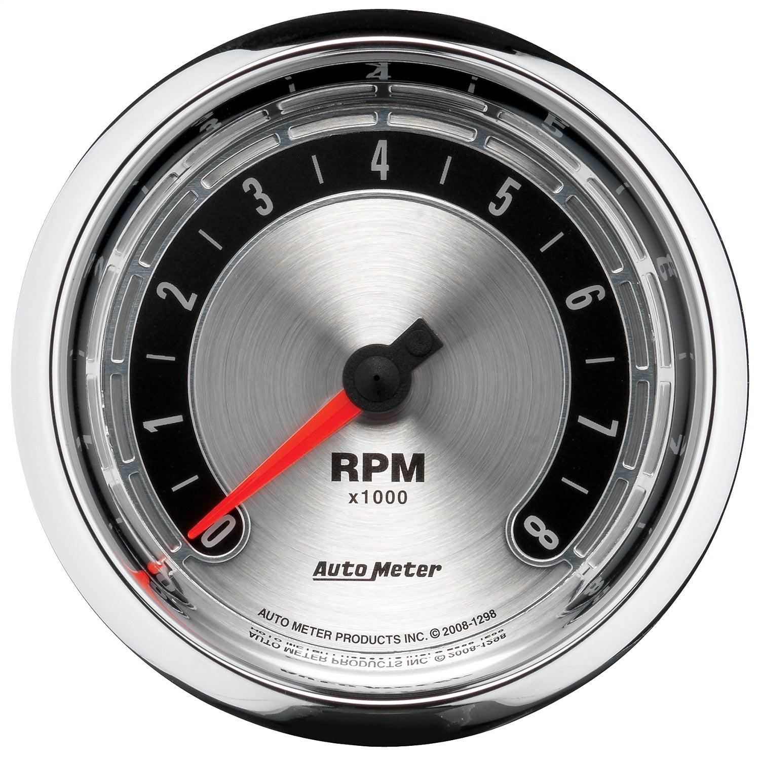 AutoMeter 1298 GAUGE; TACHOMETER; 3 3/8in.; 8K RPM; IN-DASH; AMERICAN MUSCLE AutoMeter 1298