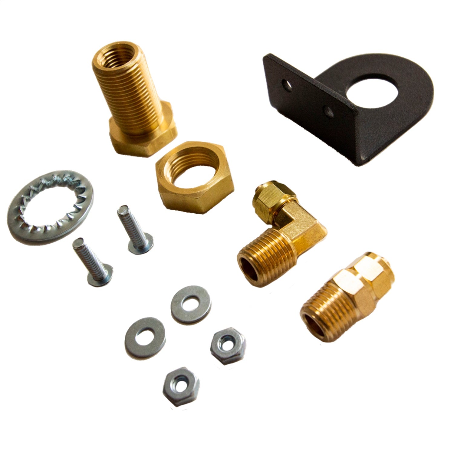 Kleinn Automotive Air Horns 1302 Relocation Bracket And Quick Connect Coupler Kit; Incl. Bracket And Fittings; Kleinn Automotive Air Horns 1302