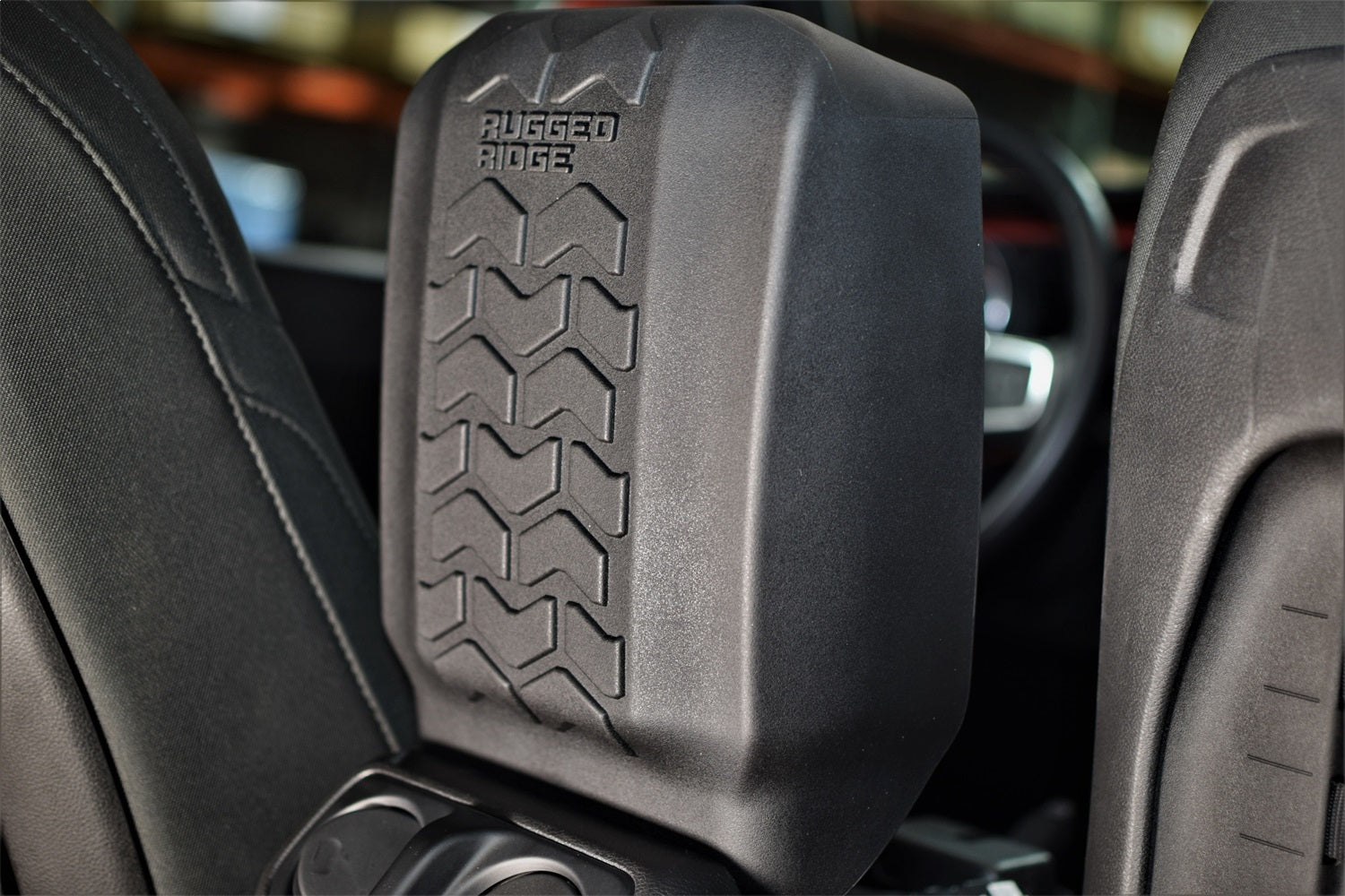 Rugged Ridge 13107.44 Center Console Cover; Black; Rugged Ridge 13107.44