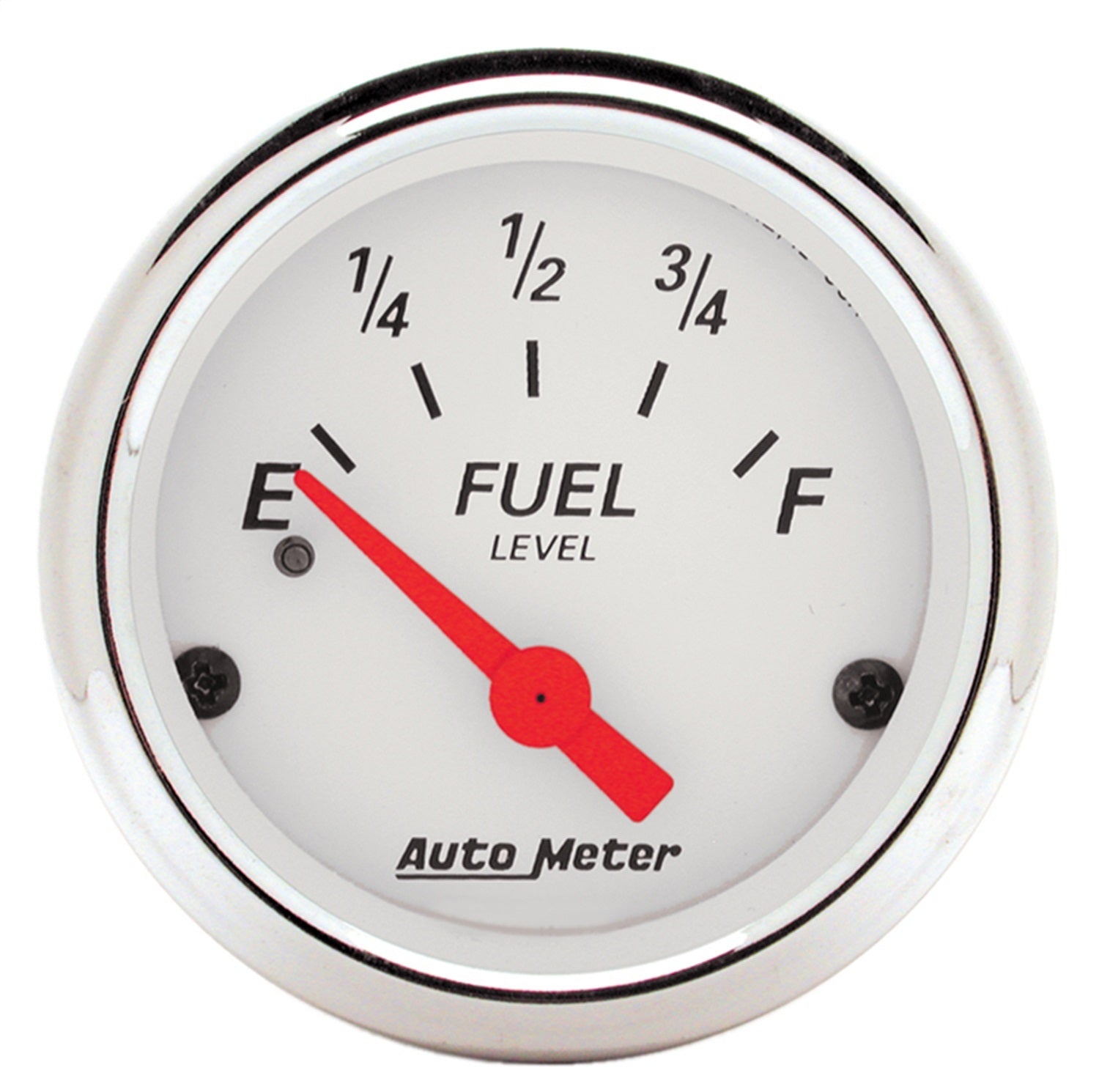 AutoMeter 1317 GAUGE; FUEL LEVEL; 2 1/16in.; 240OE TO 33OF; ELEC; ARCTIC WHITE AutoMeter 1317
