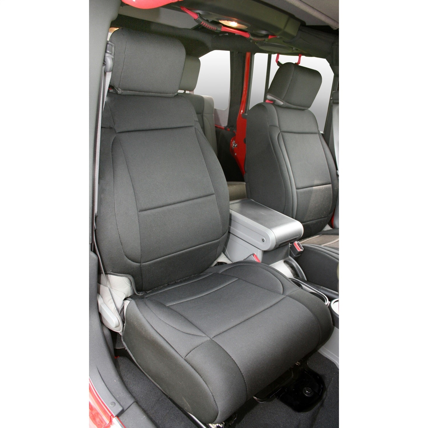Rugged Ridge 13214.01 Seat Protector; Black; w/ Optional Factory Seat Air Bags; Rugged Ridge 13214.01