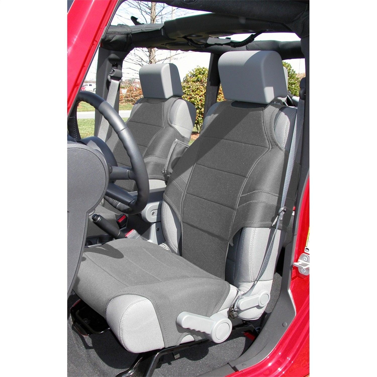 Rugged Ridge 13235.32 Neoprene Seat Vest; Gray; 2pc.; Rugged Ridge 13235.32