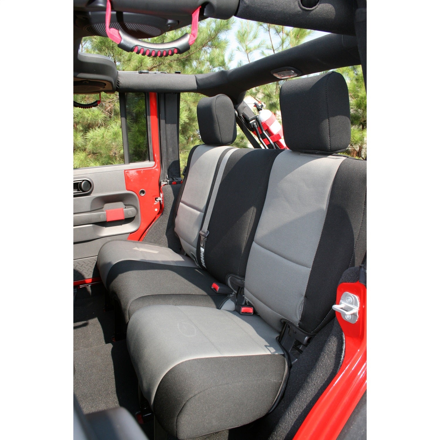 Rugged Ridge 13264.09 Custom Neoprene Seat Cover; Gray; Rugged Ridge 13264.09