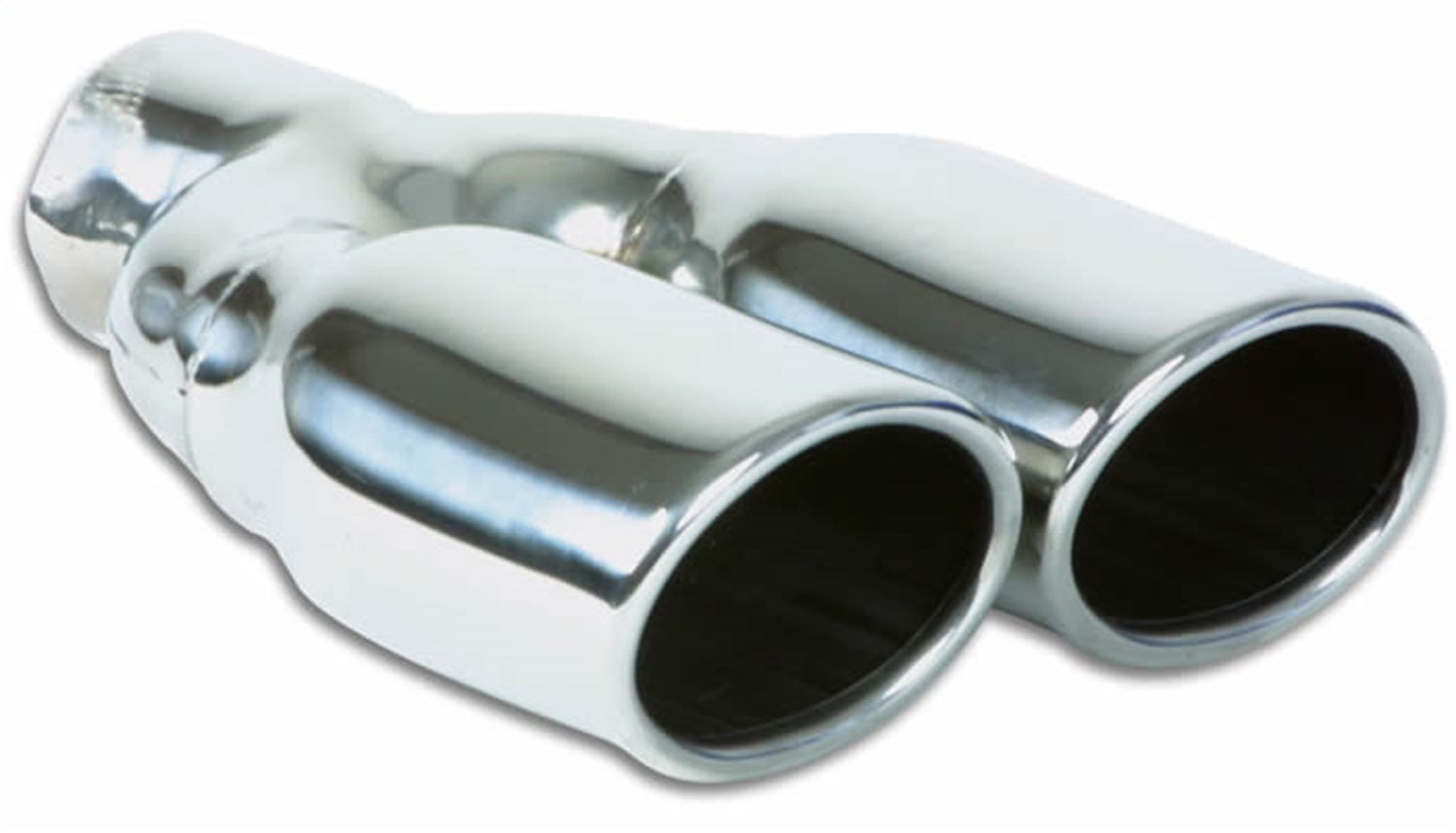 Vibrant Performance 1335 Oval Stainless Steel Tip; Dual 3.25 in.; x 2.75 in.; Single Wall; Angle Cut; Vibrant Performance 1335