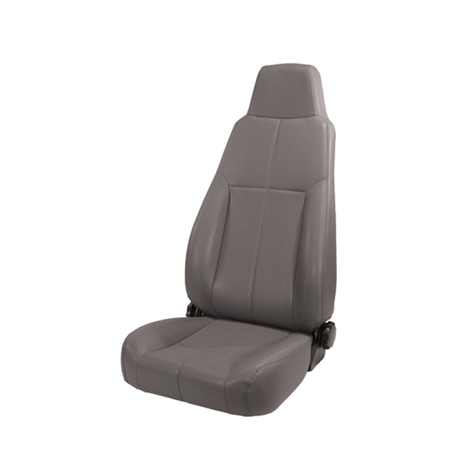 Rugged Ridge 13403.09 Factory Style Replacement Seat; w/Recliner; Late Model Headrest; Gray; Front; Rugged Ridge 13403.09
