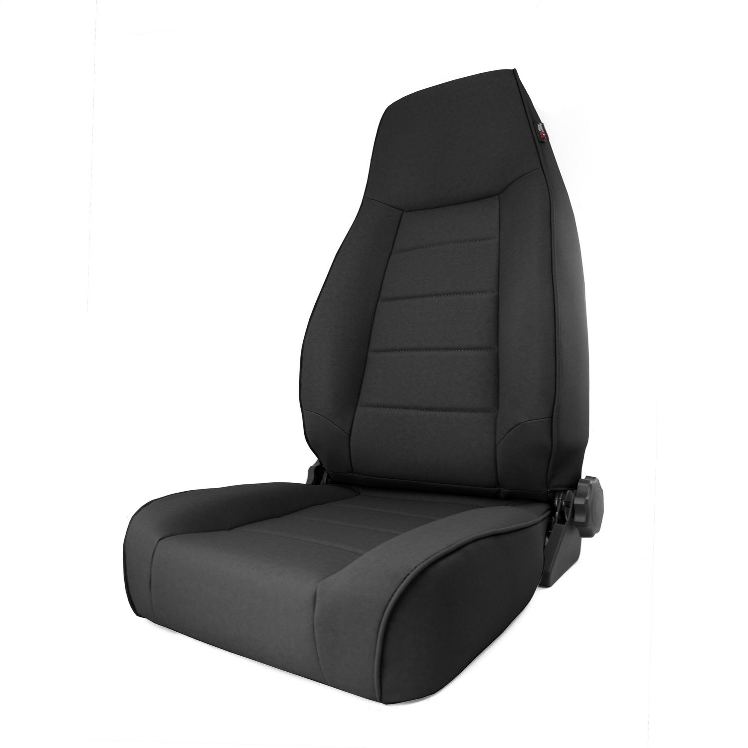 Rugged Ridge 13412.15 Extra HD Reclining Seat; Front; Black Denim; Rugged Ridge 13412.15