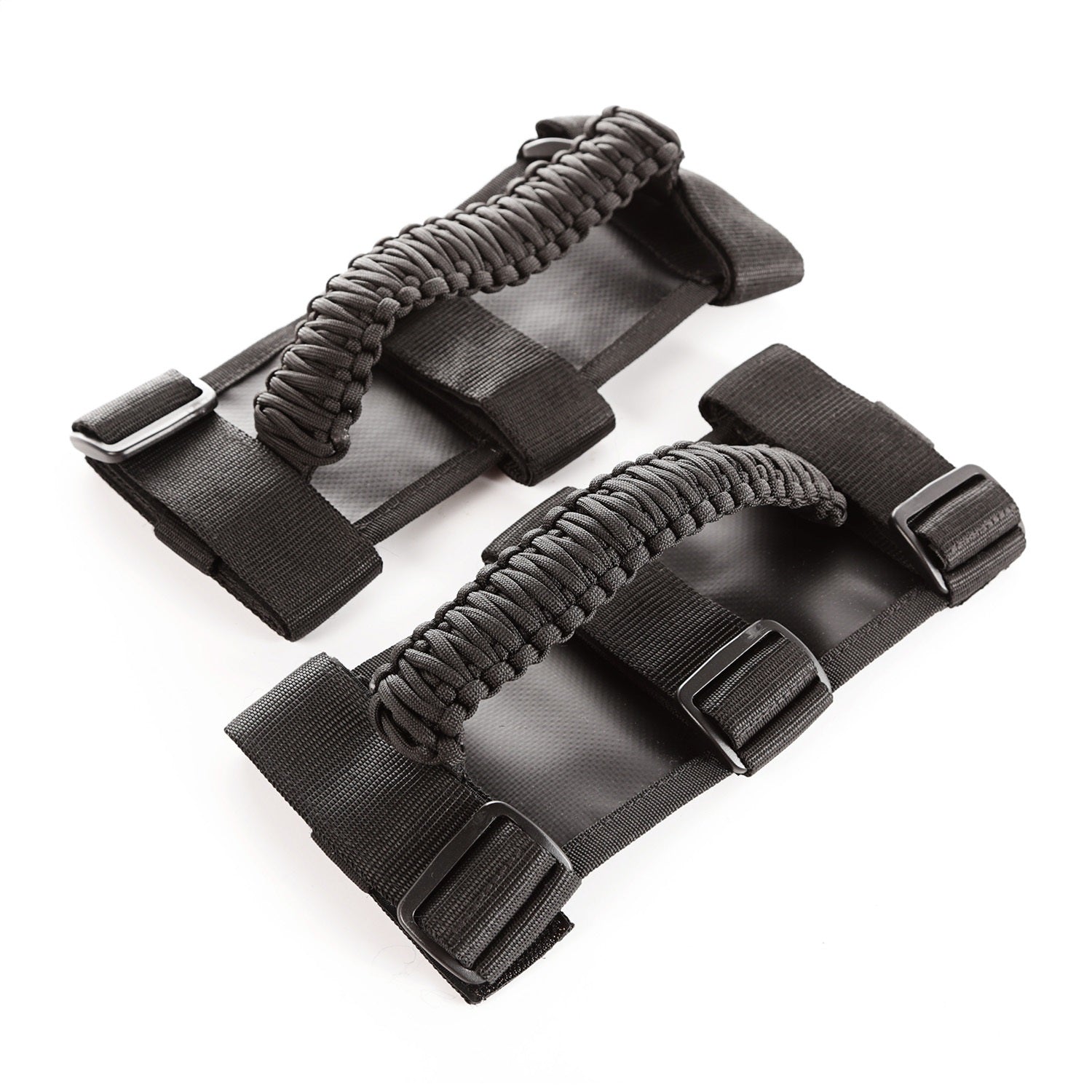 Rugged Ridge 13505.30 Paracord Grab Handles; Black/Black; Pair; Rugged Ridge 13505.30