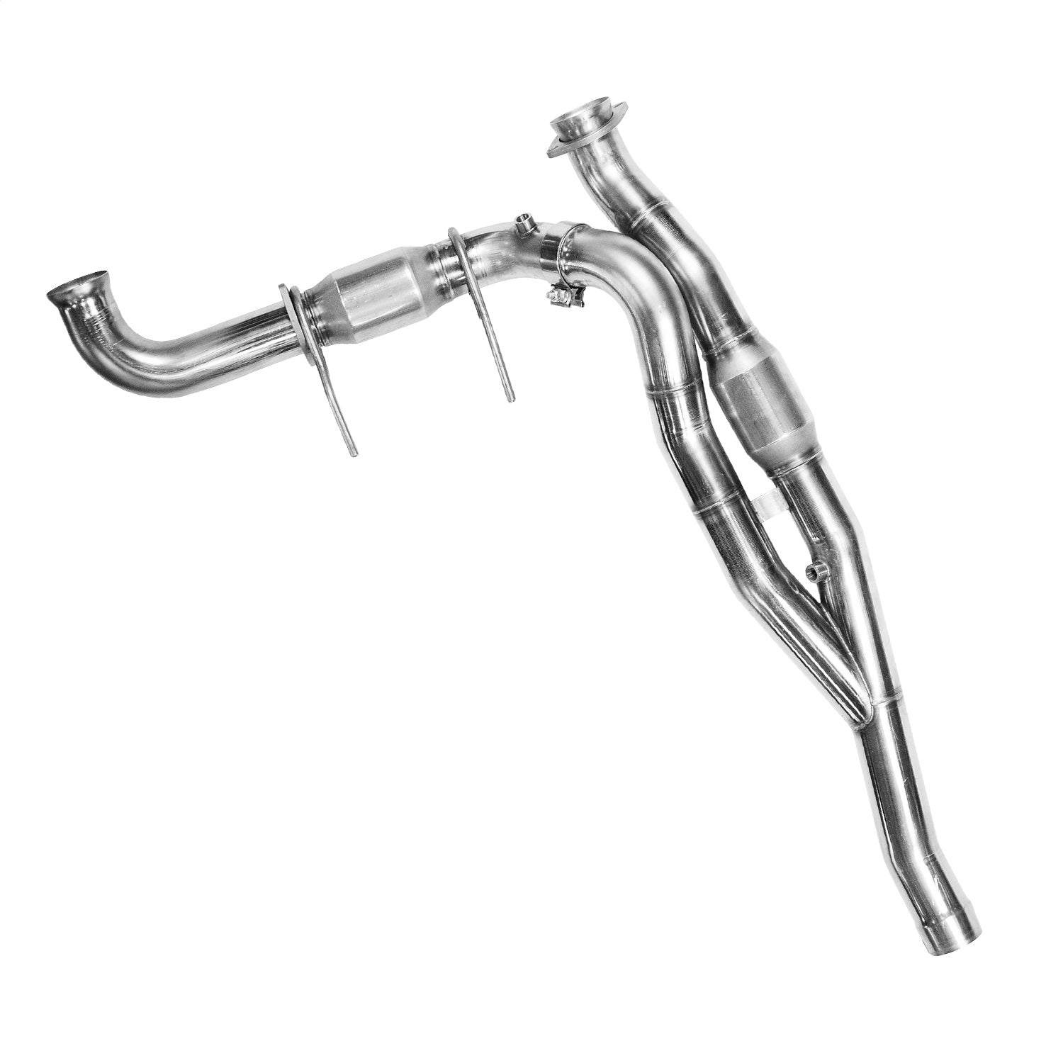 Kooks Custom Headers 13523300 3in. SS GREEN Catted Y-Pipe. 2010-2014 F150 Raptor 6.2L 4V. Connects to OEM. Kooks Custom Headers 13523300