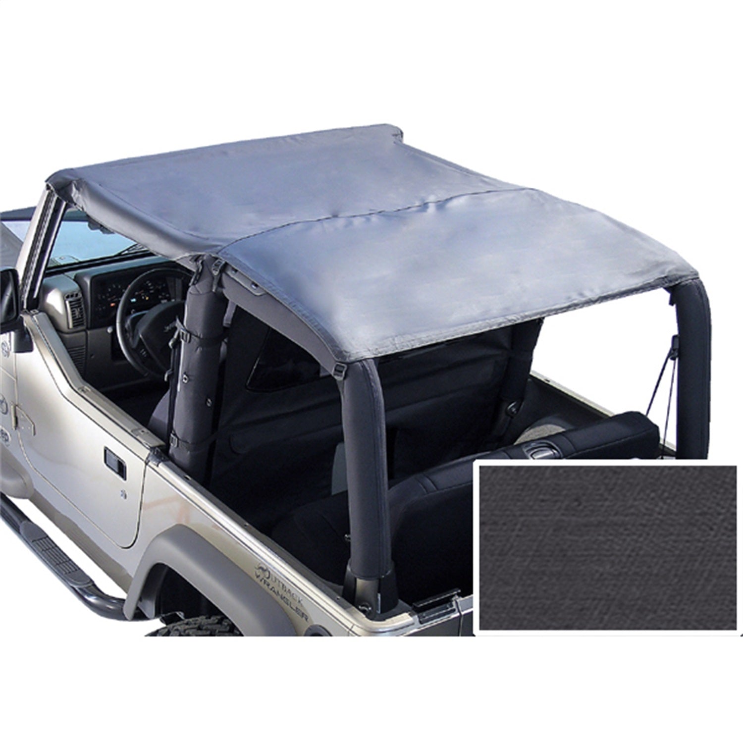 Rugged Ridge 13554.15 Roll Bar Top; Denim Black; Rugged Ridge 13554.15
