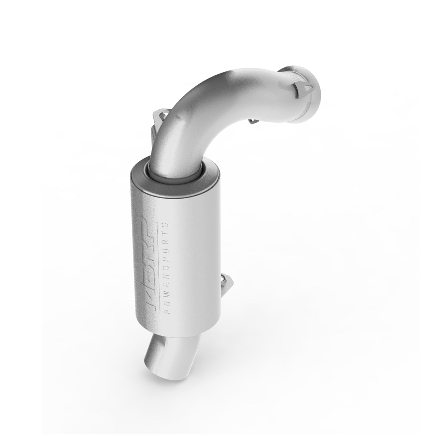MBRP Exhaust 1360214 Snowmobile Race Exhaust; 4 in. Dia.; 304 Stainless Steel; MBRP Exhaust 1360214