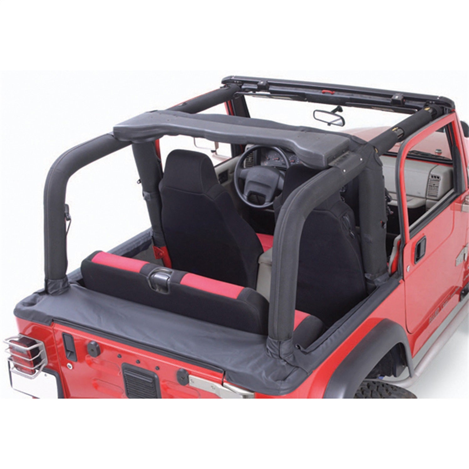 Rugged Ridge 13611.15 Roll Bar Cover Kit; Denim Black; Fits OE Roll Bars Only; Rugged Ridge 13611.15