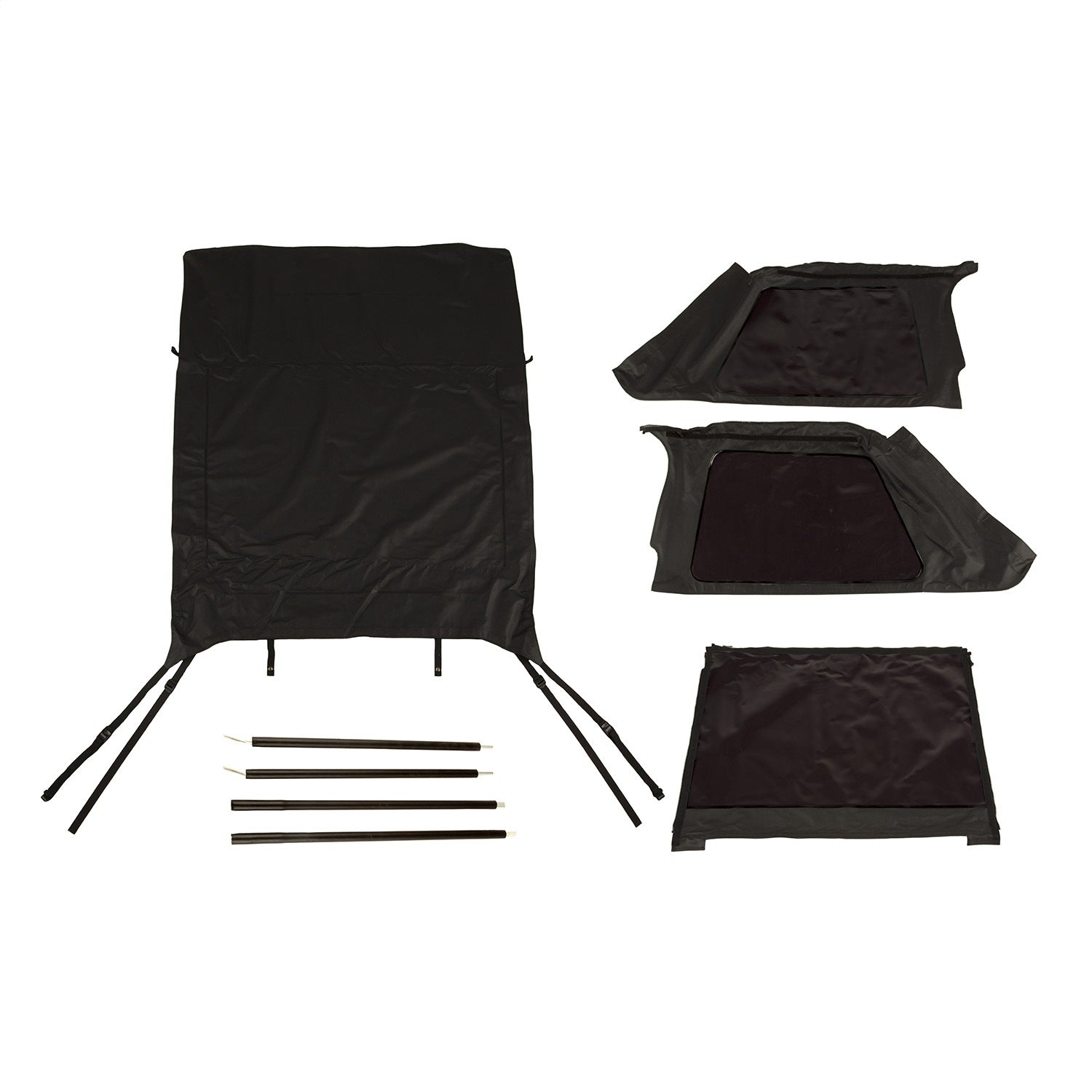 Rugged Ridge 13790.34 Montana Top; Bowless; Black Diamond; Rugged Ridge 13790.34