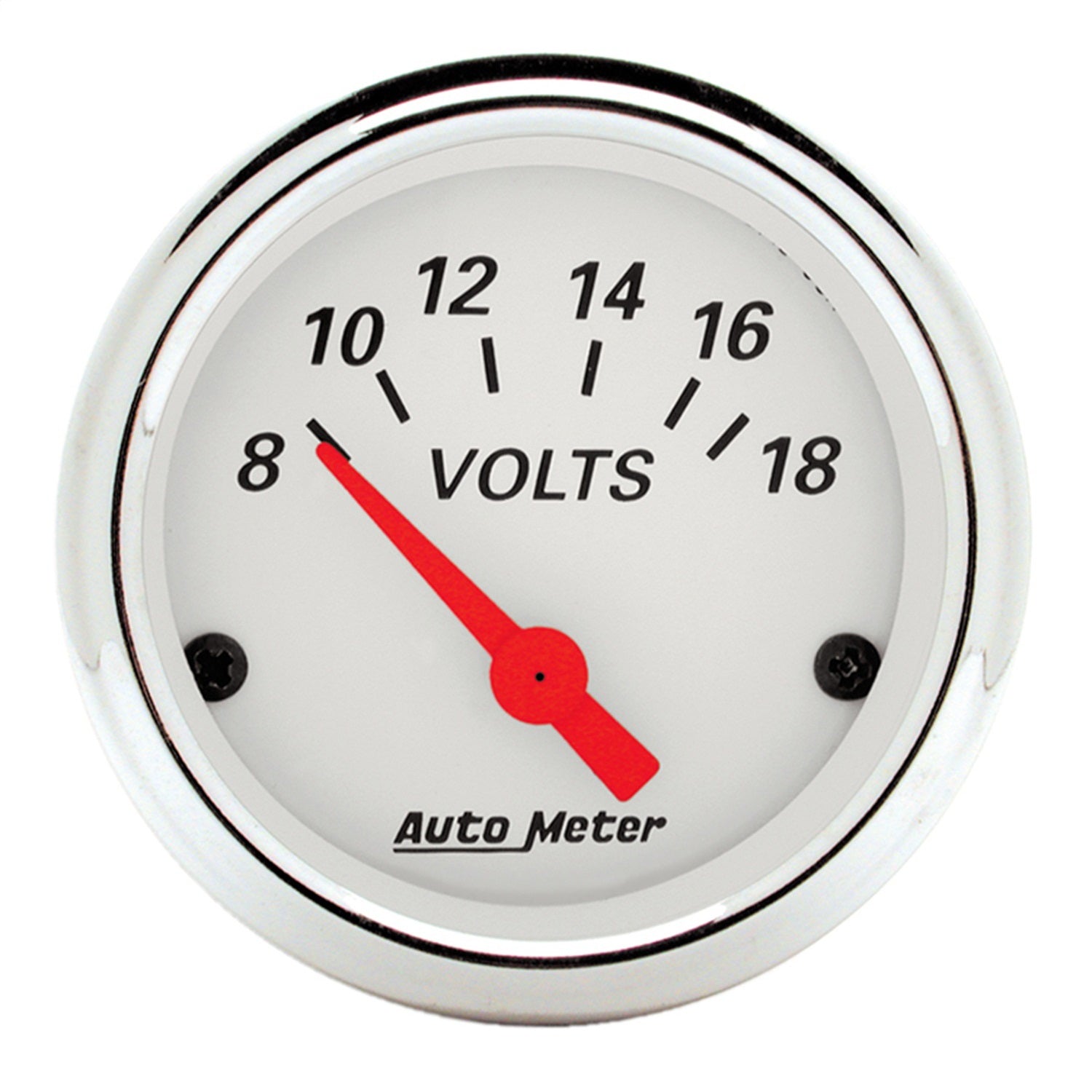 AutoMeter 1391 GAUGE; VOLTMETER; 2 1/16in.; 18V; ELEC; ARCTIC WHITE AutoMeter 1391