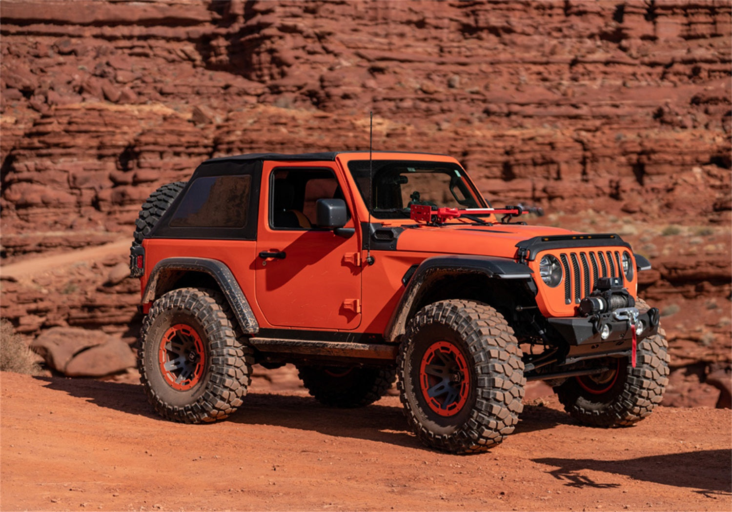 Rampage 139335 Trailview Frameless Soft Top; w/Tinted Windows/Door Surrounds; Rampage 139335