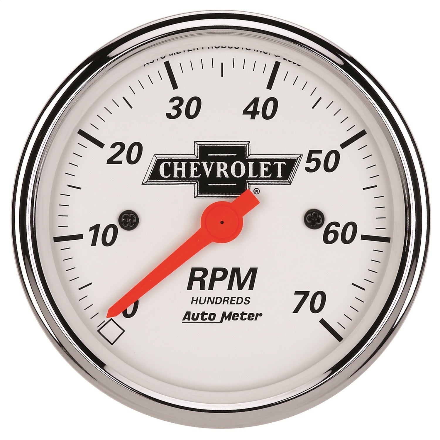 AutoMeter 1398-00408 GAUGE; TACHOMETER; 3 1/8in.; 7K RPM; IN-DASH; CHEVROLET HERITAGE BOWTIE AutoMeter 1398-00408