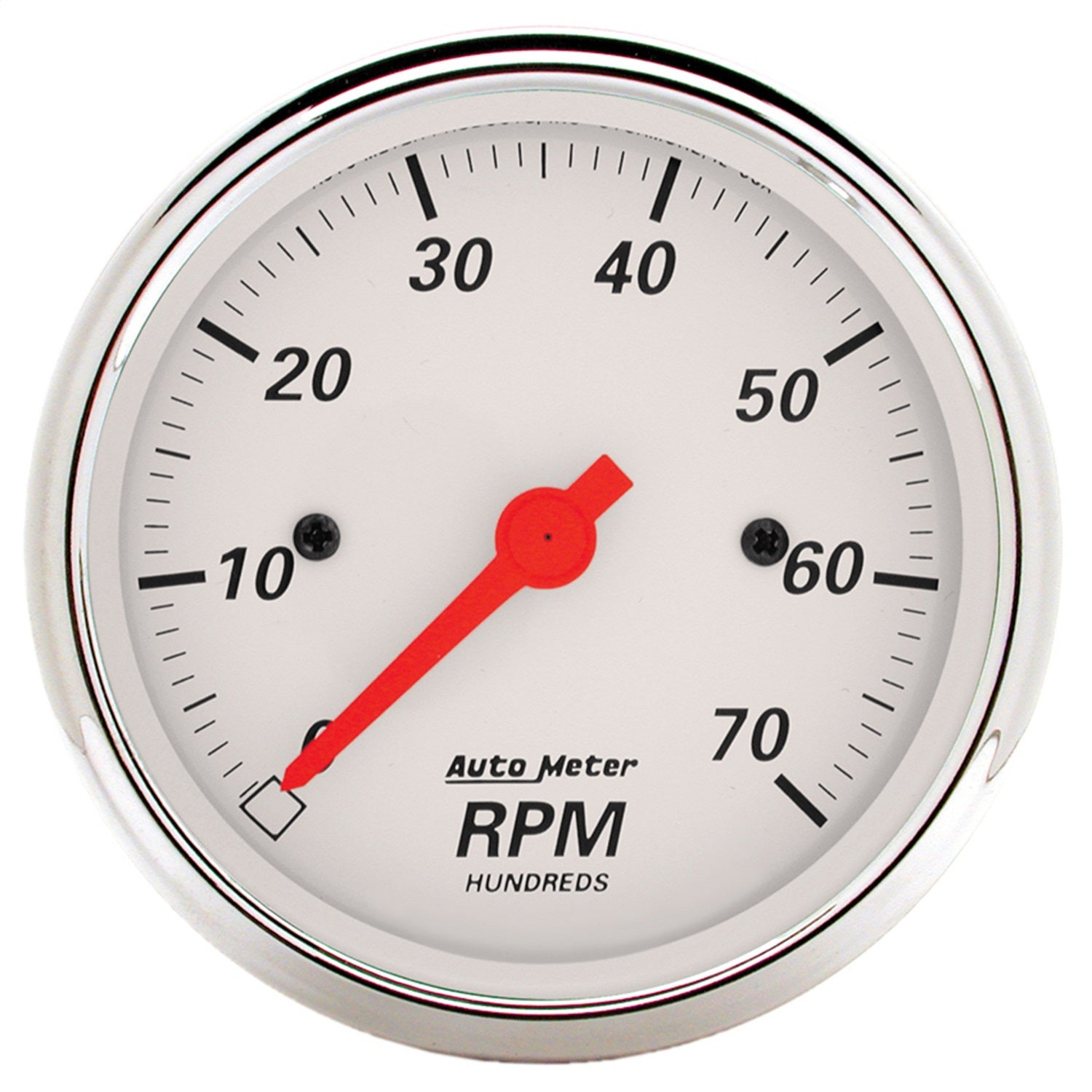 AutoMeter 1398 GAUGE; TACHOMETER; 3 1/8in.; 7K RPM; IN-DASH; ARCTIC WHITE AutoMeter 1398