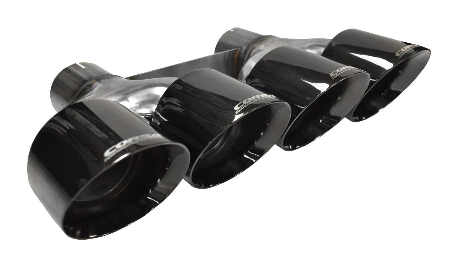 Corsa Performance 14062BLK Quad 4.5in. Black PVD Pro-Series Tip Kit (Clamps Included) Corsa Performance 14062BLK