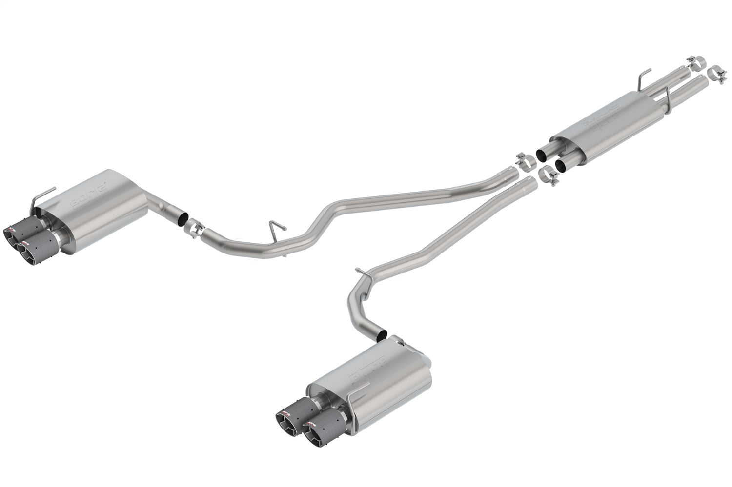 Borla 140820CF S-Type Cat-Back™ Exhaust System Borla 140820CF