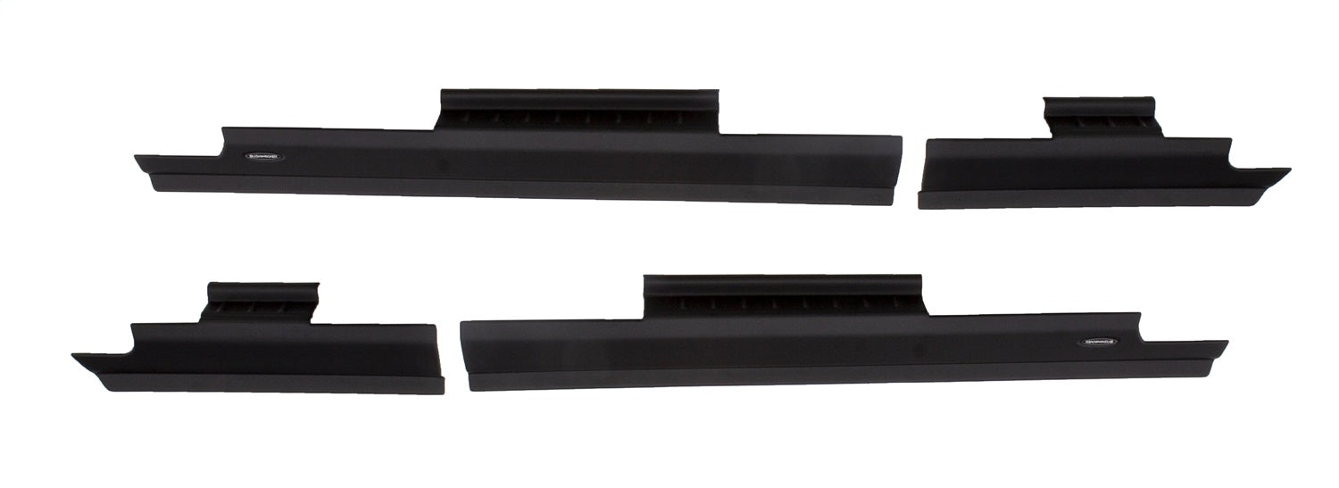 Bushwacker 14085 TrailArmor™ Rocker Panel/Sill Plate Cover; OE Matte Black; Bushwacker 14085