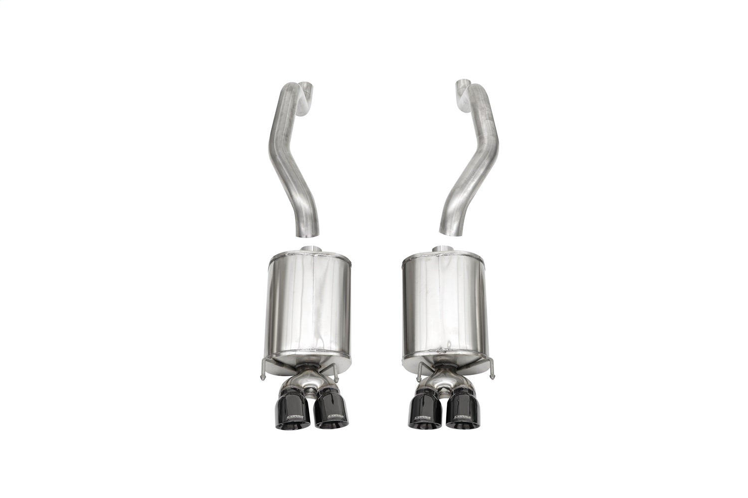 Corsa Performance 14108BLK 2.5in. Axle-Back Dual Rear Exit with Twin 3.5in. Black PVD Pro-Series Tips Corsa Performance 14108BLK