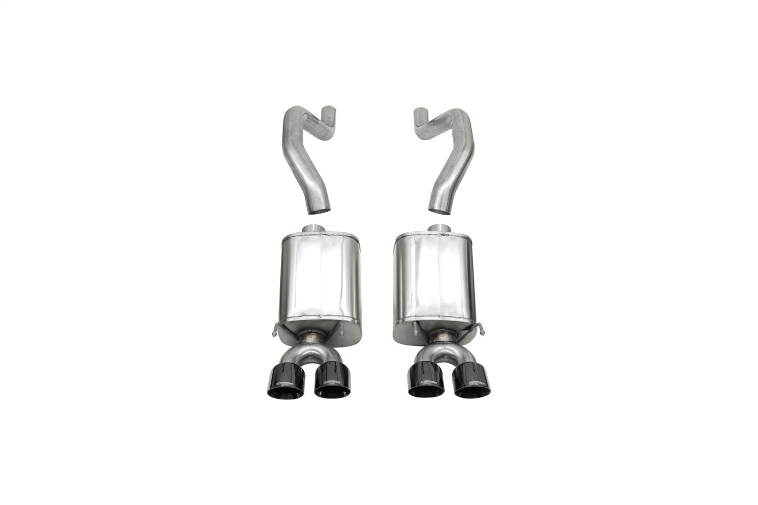 Corsa Performance 14164BLK 3.0in. Axle-Back Dual Rear Exit with Twin 4.0in. Black PVD Pro-Series Tips Corsa Performance 14164BLK