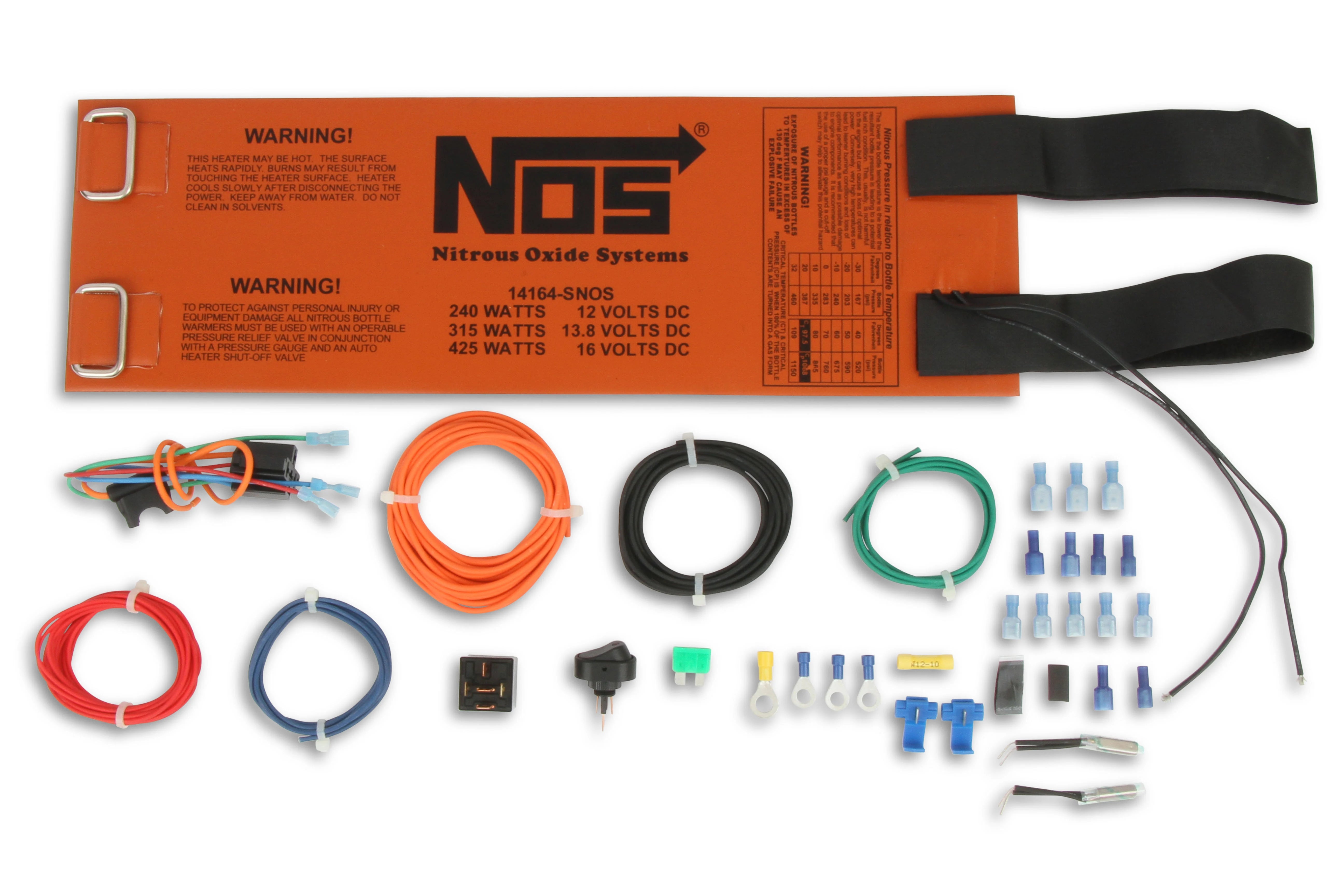 NOS/Nitrous Oxide System 14164NOS Nitrous Bottle Heater; 10 lb. And 15 lb. Bottles; 12 Volt DC; NOS/Nitrous Oxide System 14164NOS