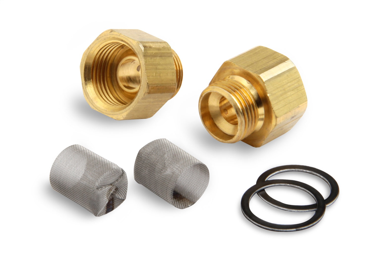 Demon Fuel Systems 142117 Carburetor Inlet Fitting Kit; Incl. 2 pc. 3/8 Tube; Thread 9/16 - 24 x 5/8 -18; Demon Fuel Systems 142117