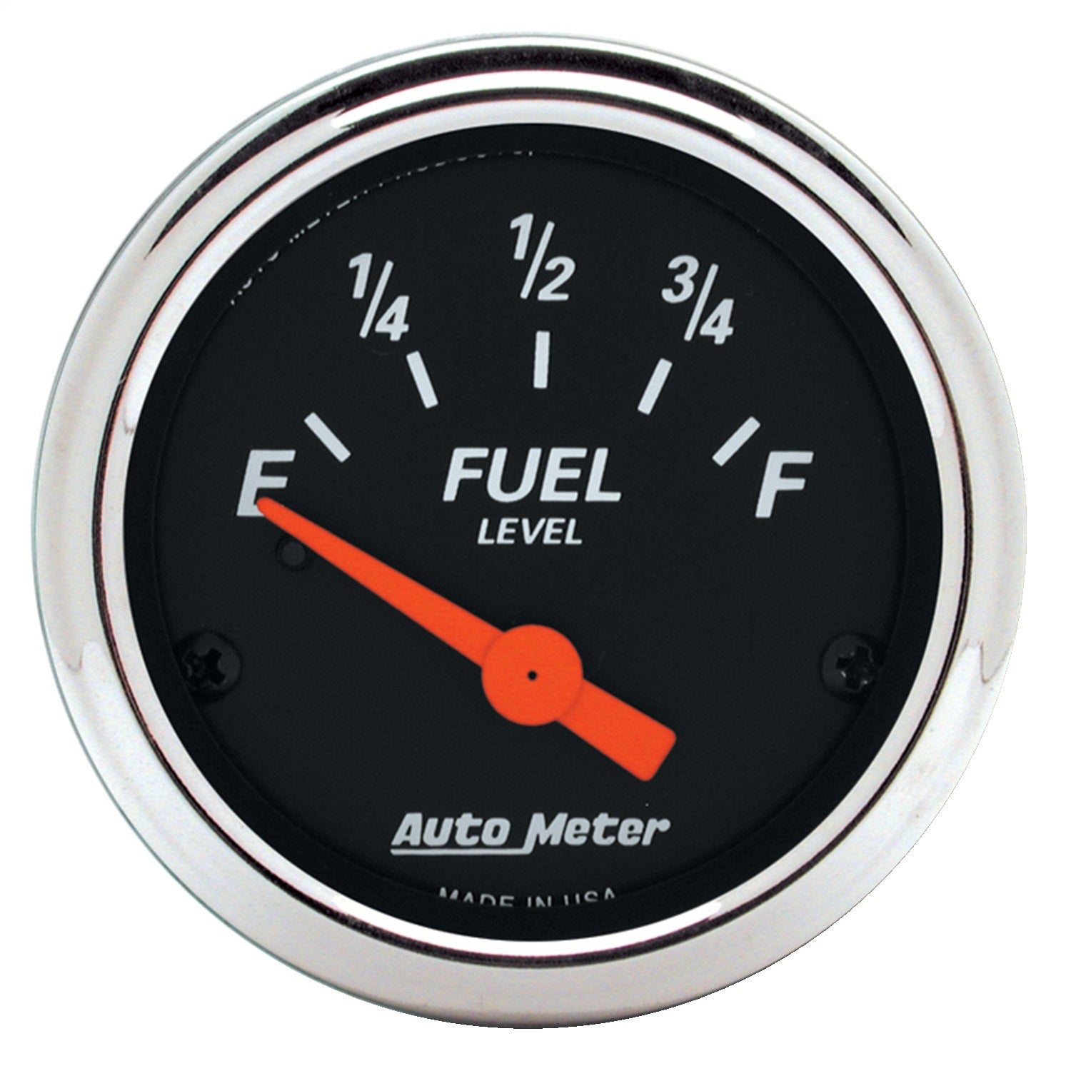 AutoMeter 1422 GAUGE; FUEL LEVEL; 2 1/16in.; 0OE TO 90OF; ELEC; DESIGNER BLACK AutoMeter 1422
