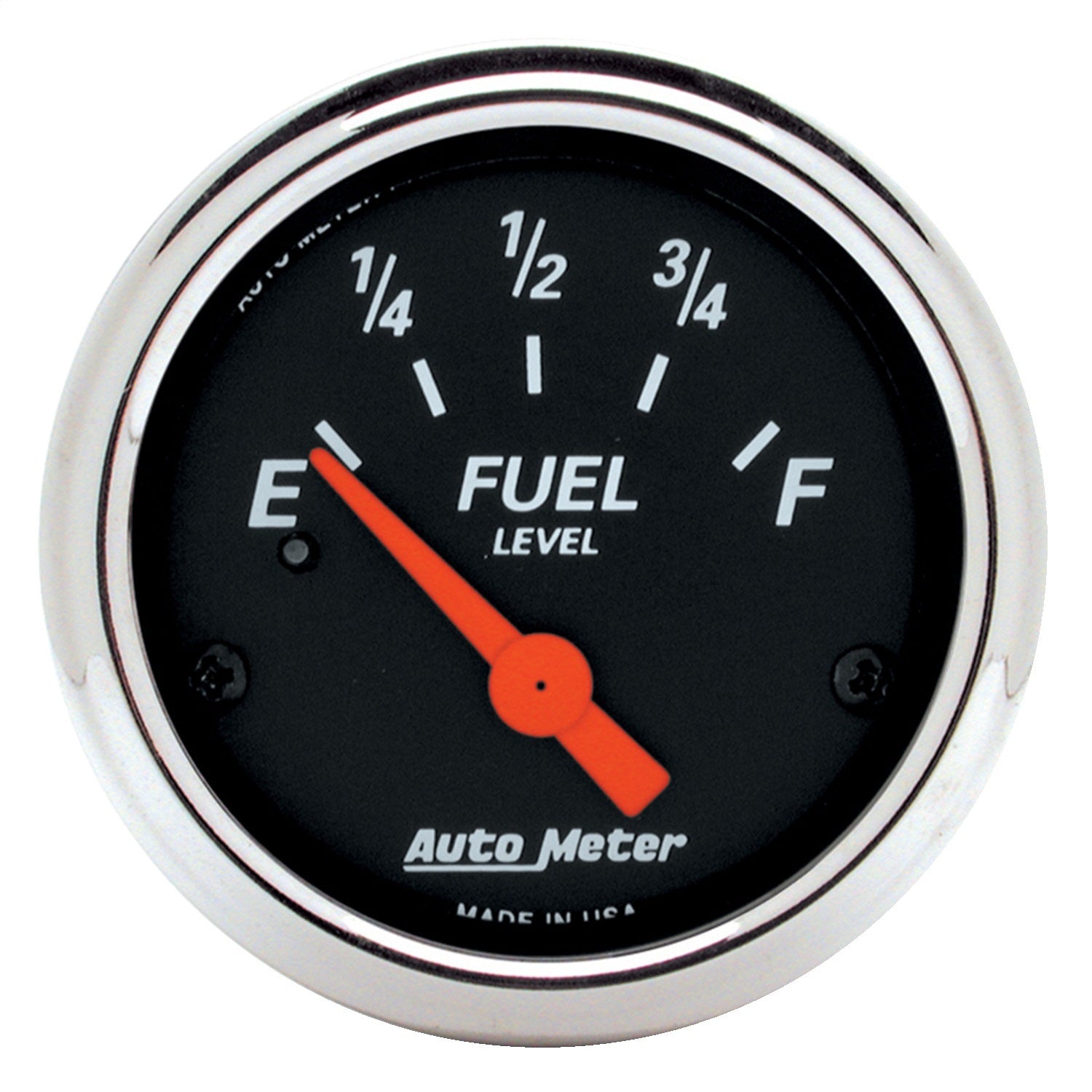 AutoMeter 1424 GAUGE; FUEL LEVEL; 2 1/16in.; 240OE TO 33OF; ELEC; DESIGNER BLACK AutoMeter 1424